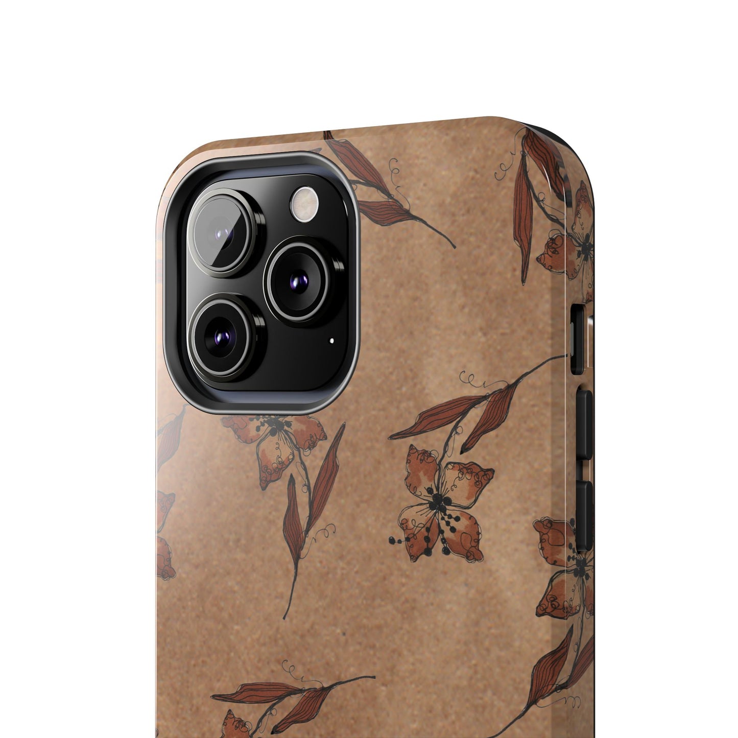 Brown Buds Phone Case