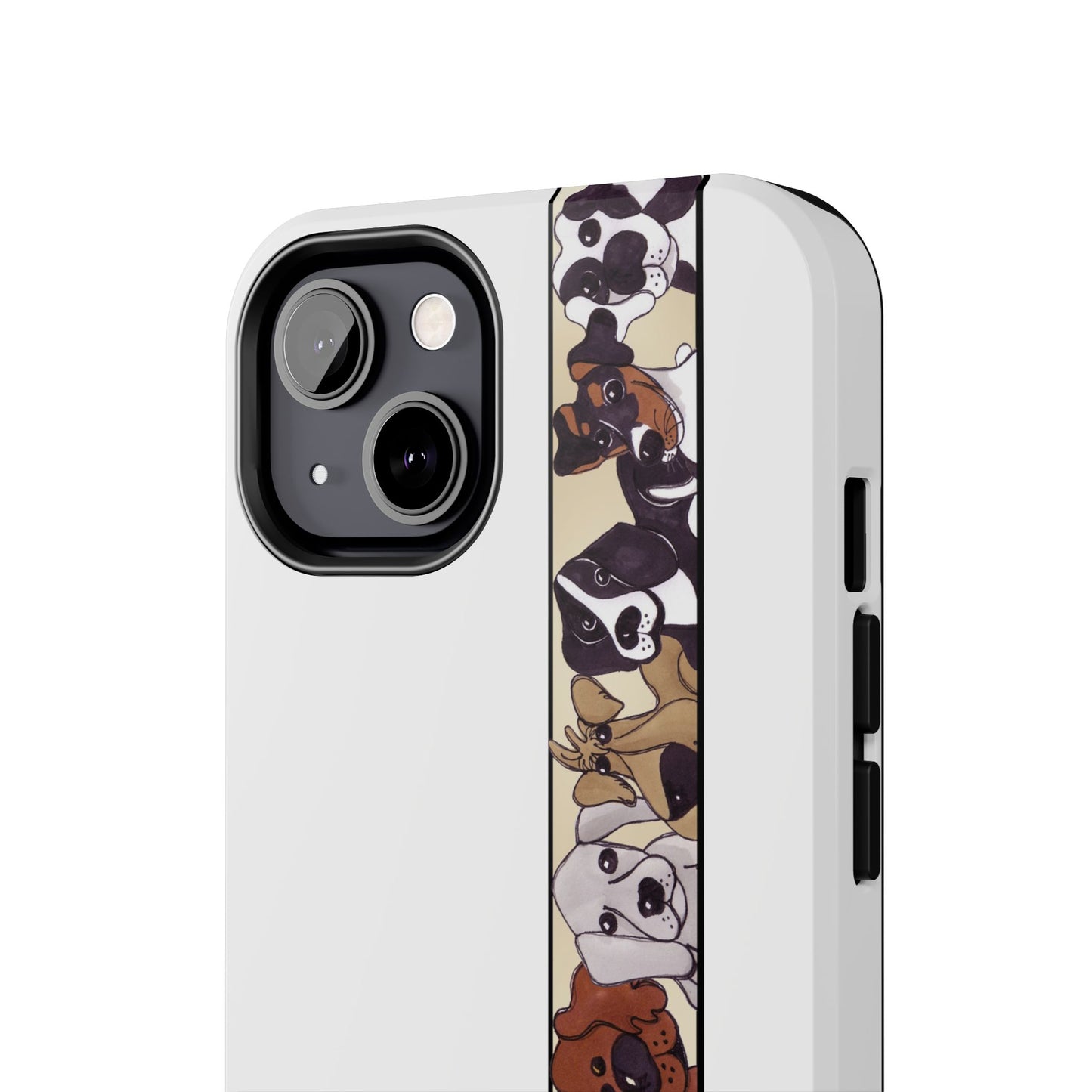 Doggie Delight Border Phone Case