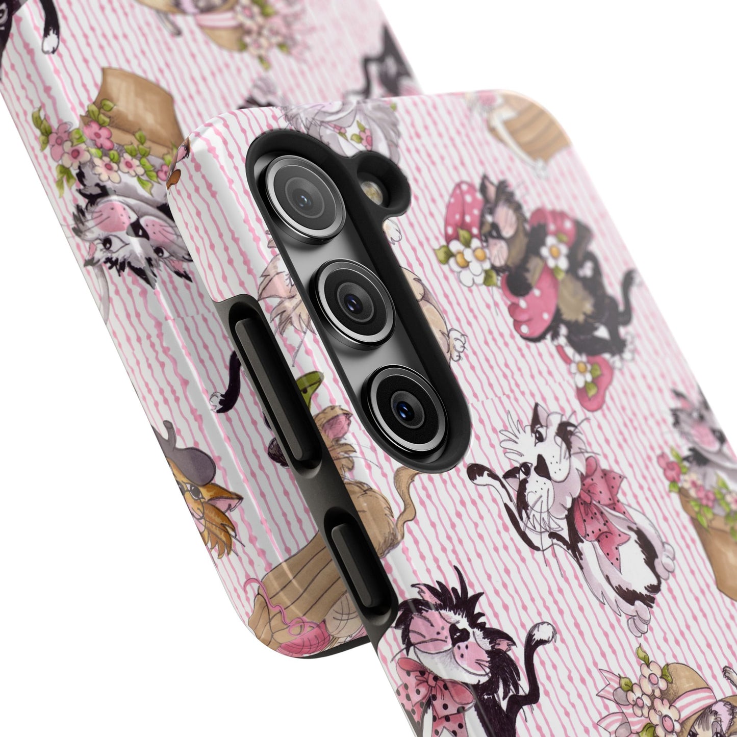 Fancy Cats Pink Phone Case