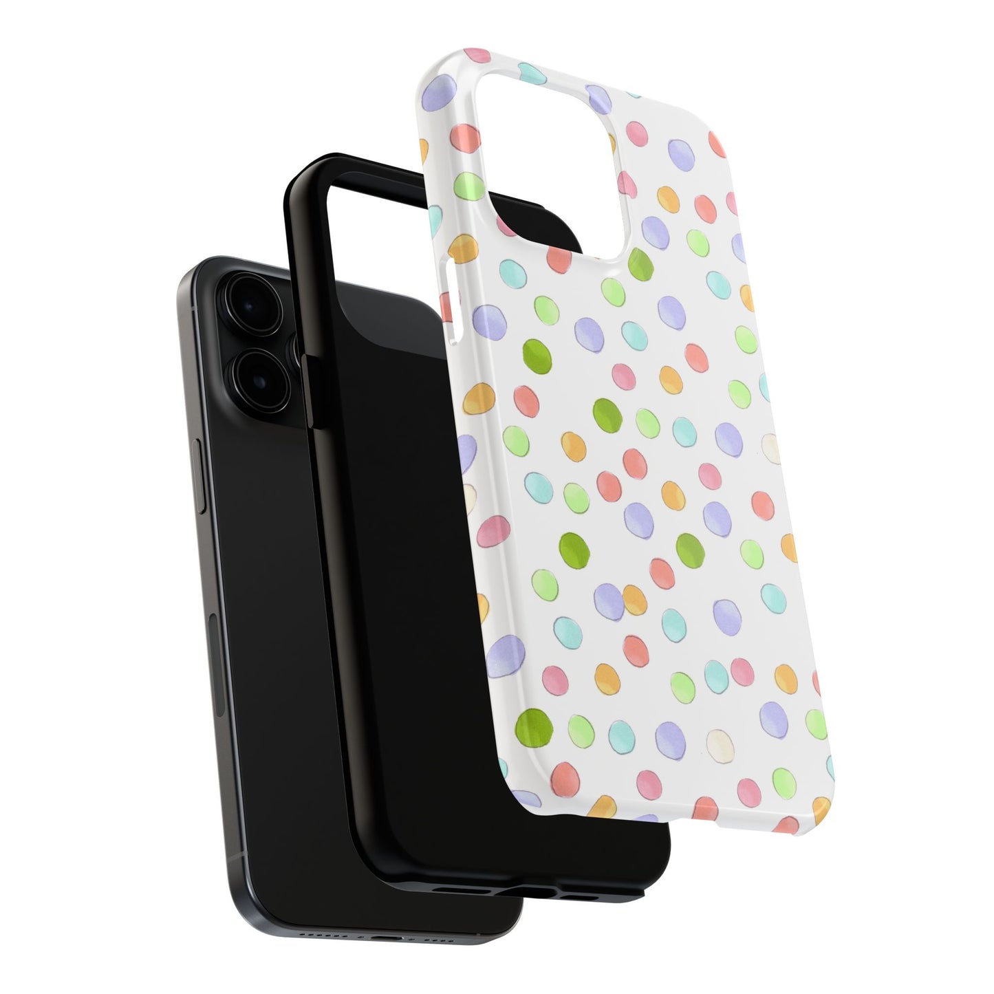 Happy Dots White Phone Case