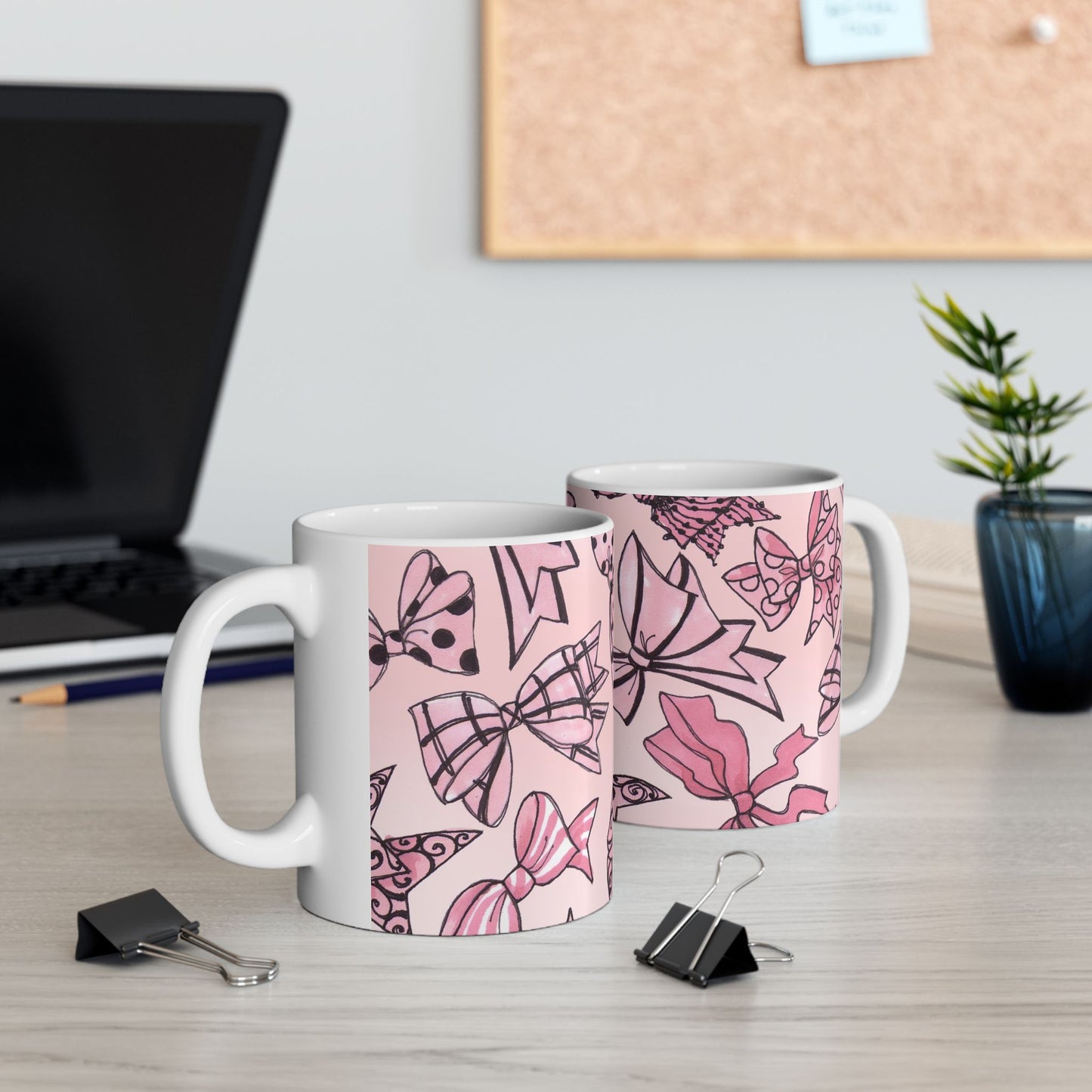 Buncha Bows Pink Cup