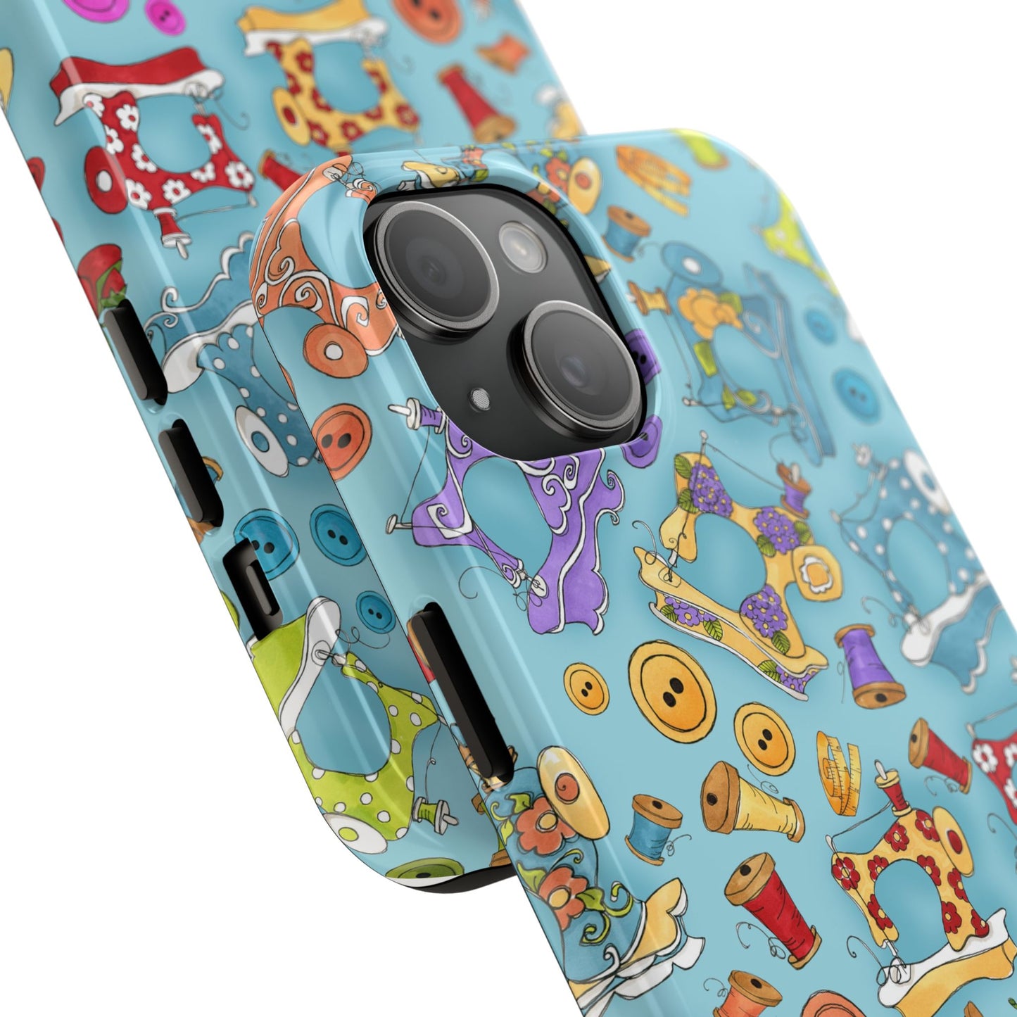 Sew Assorted Turquoise Phone Case