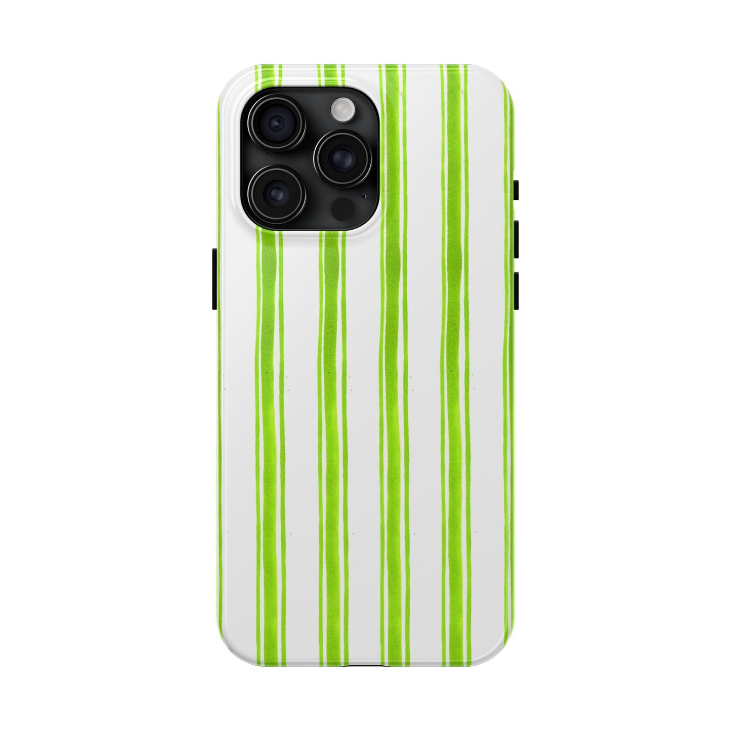 Awning Stripe Lime Phone Case