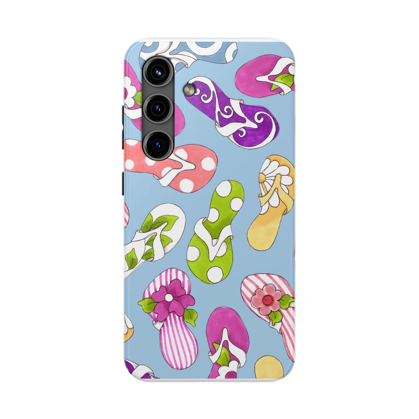 Flip Flops Blue Phone Case