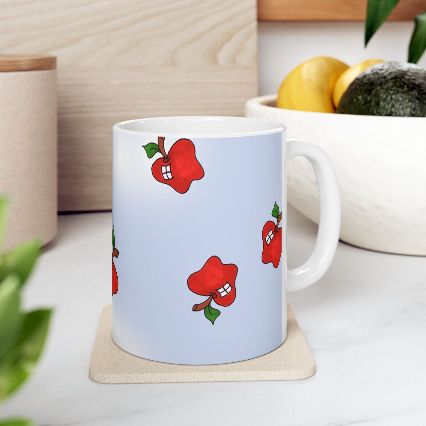 Flying Apples Blue Sky Cup