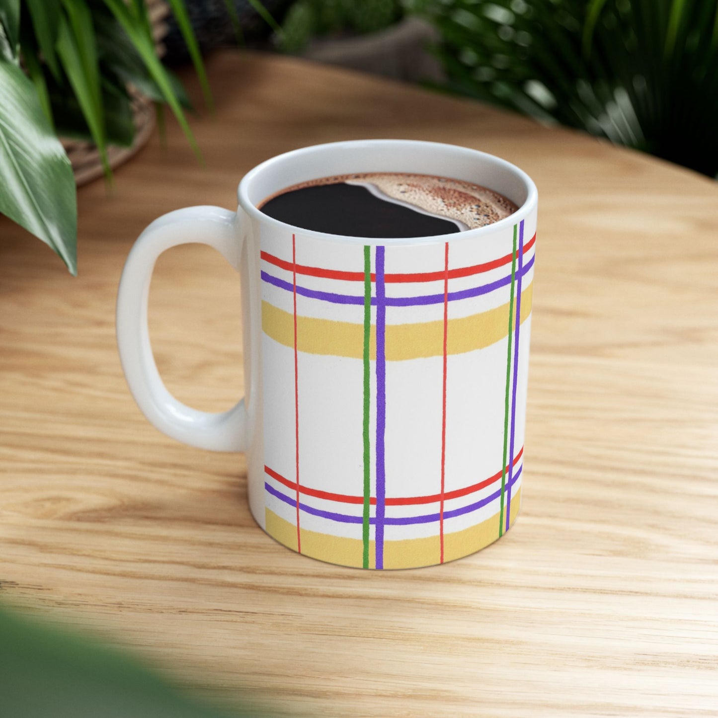 Kitchen Plaid Primary Cup