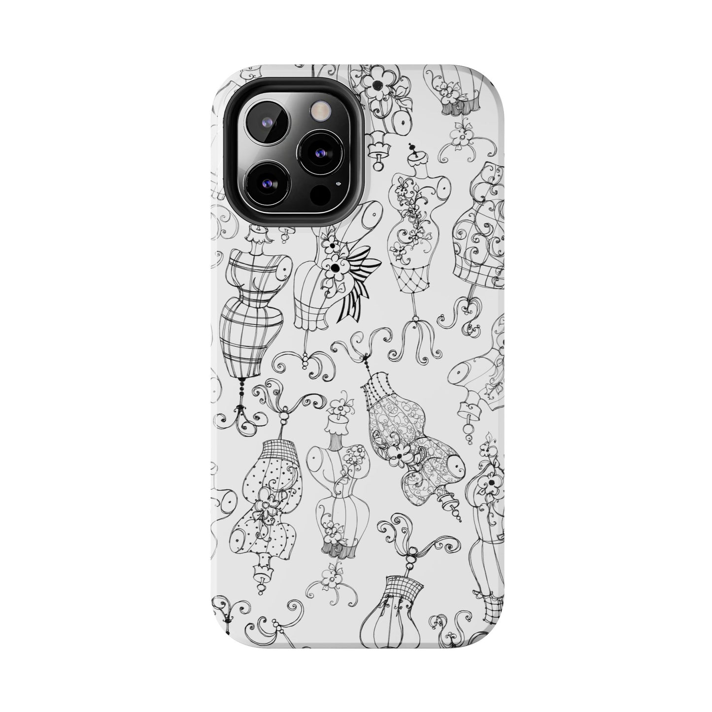 Mannequinique White / Black Phone Case