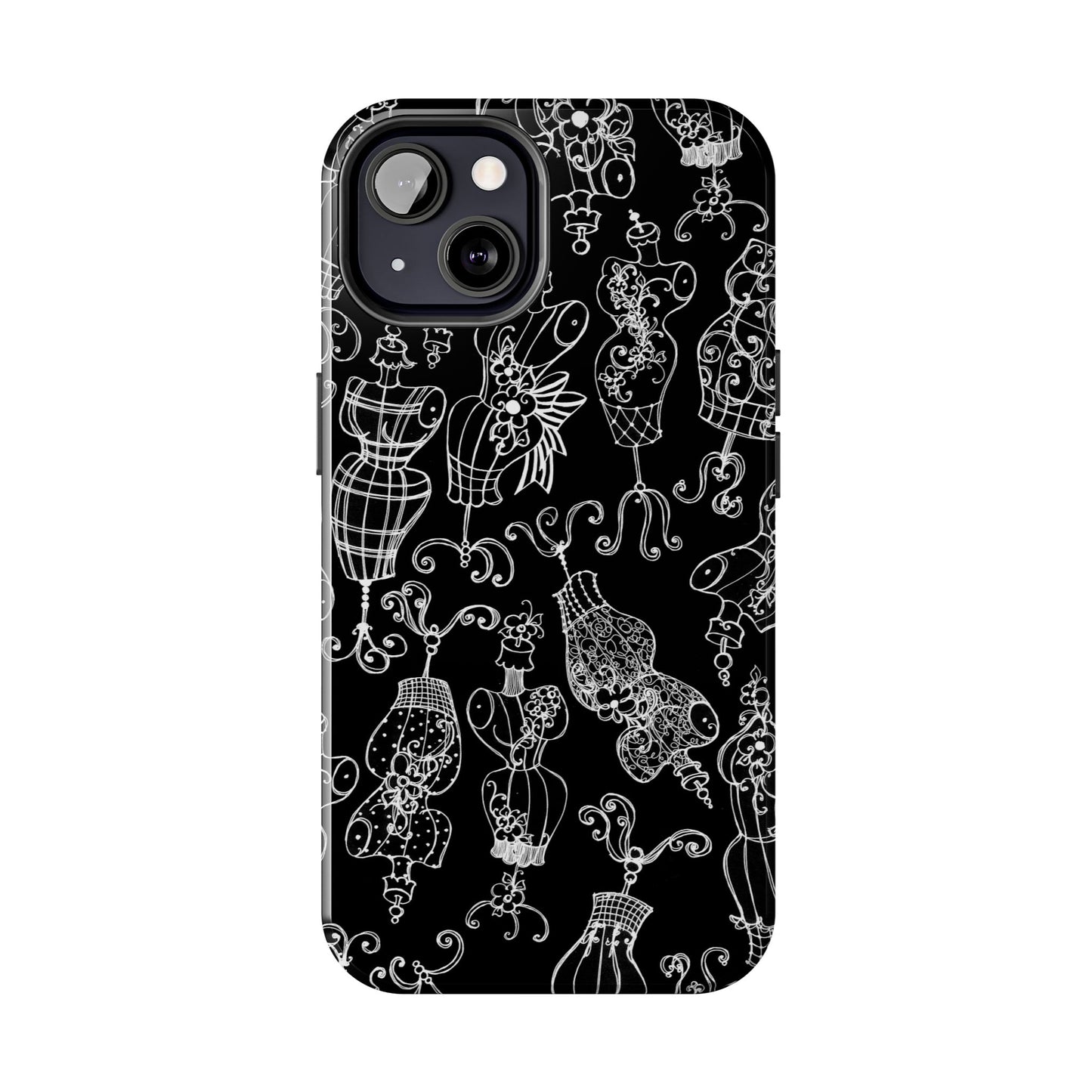 Mannequinique Black / White Phone Case