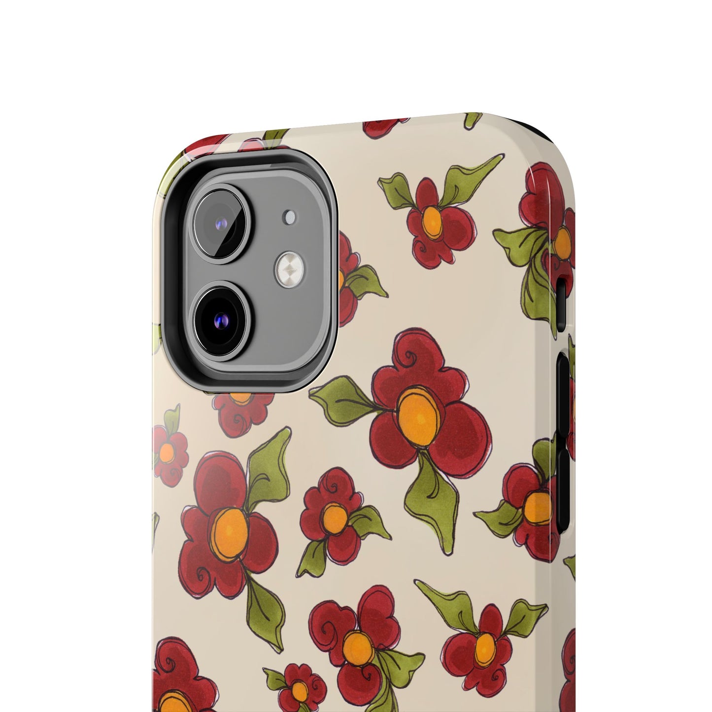 Chili Pepper Daisies Phone Case