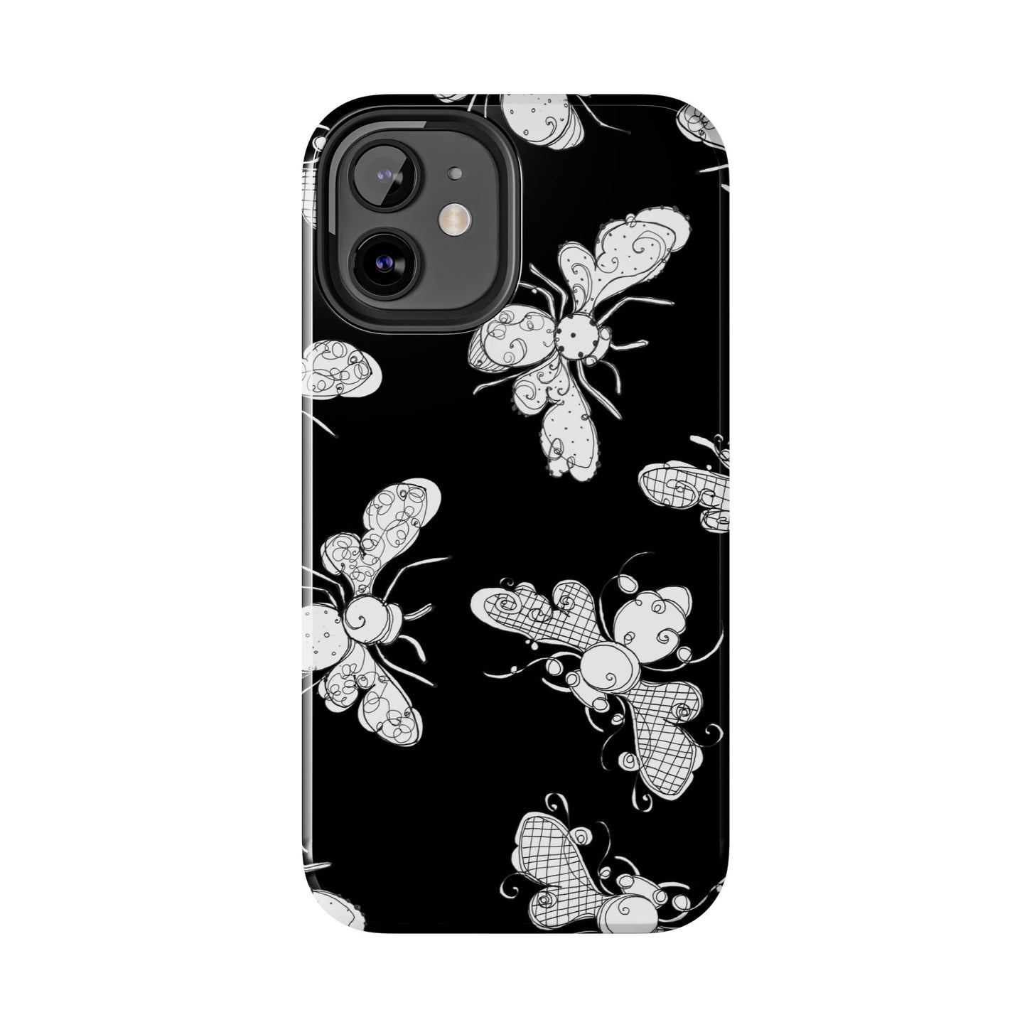 Busy Bee Black Phone Case