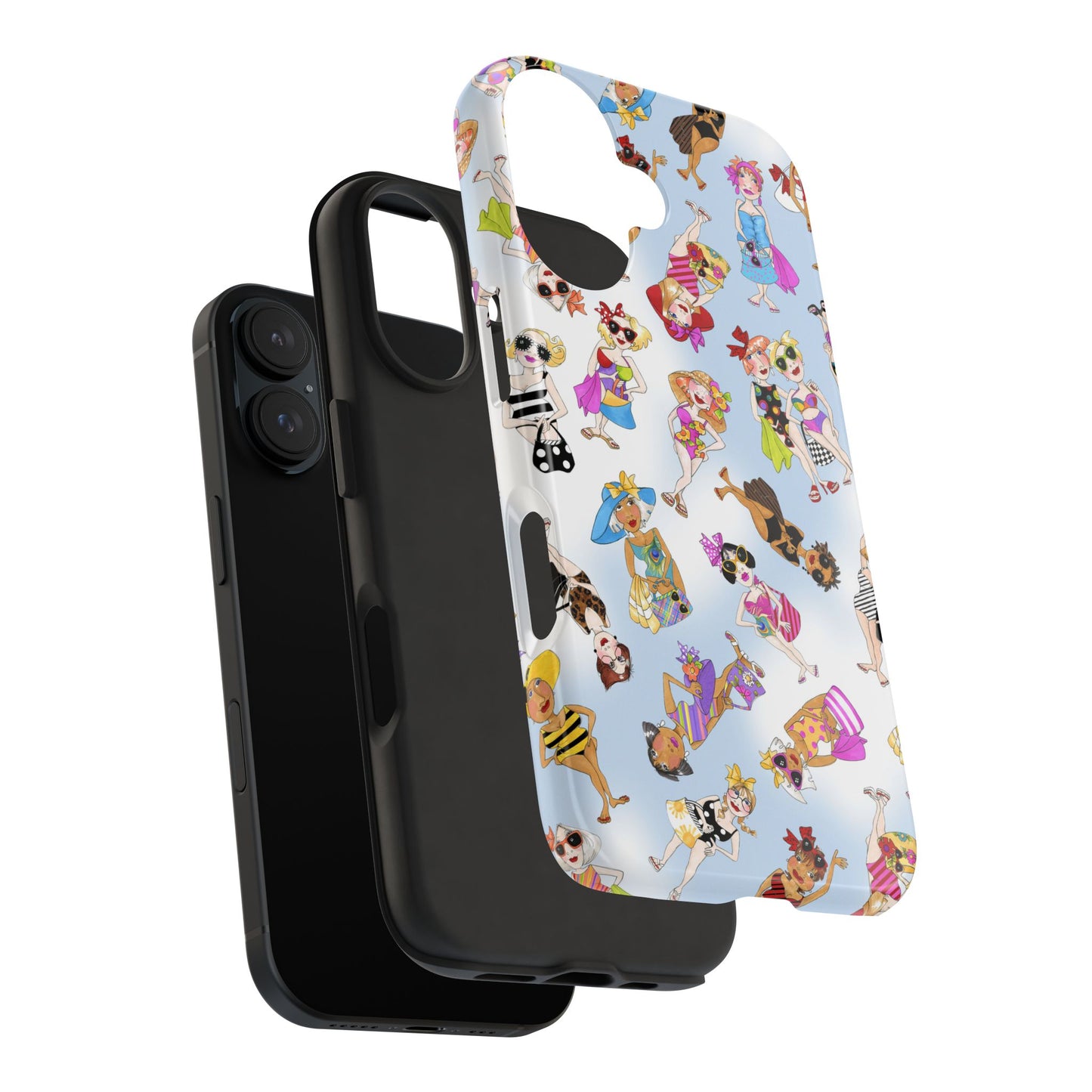 Tossed Beauties Blue Sky Phone Case