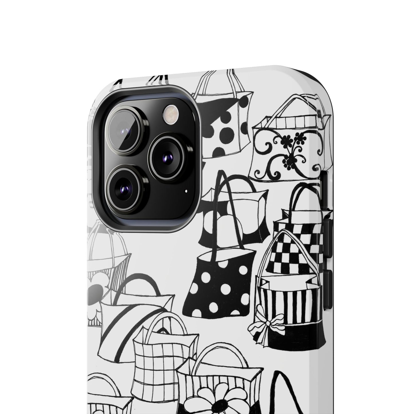 Totes White / Black Phone Case