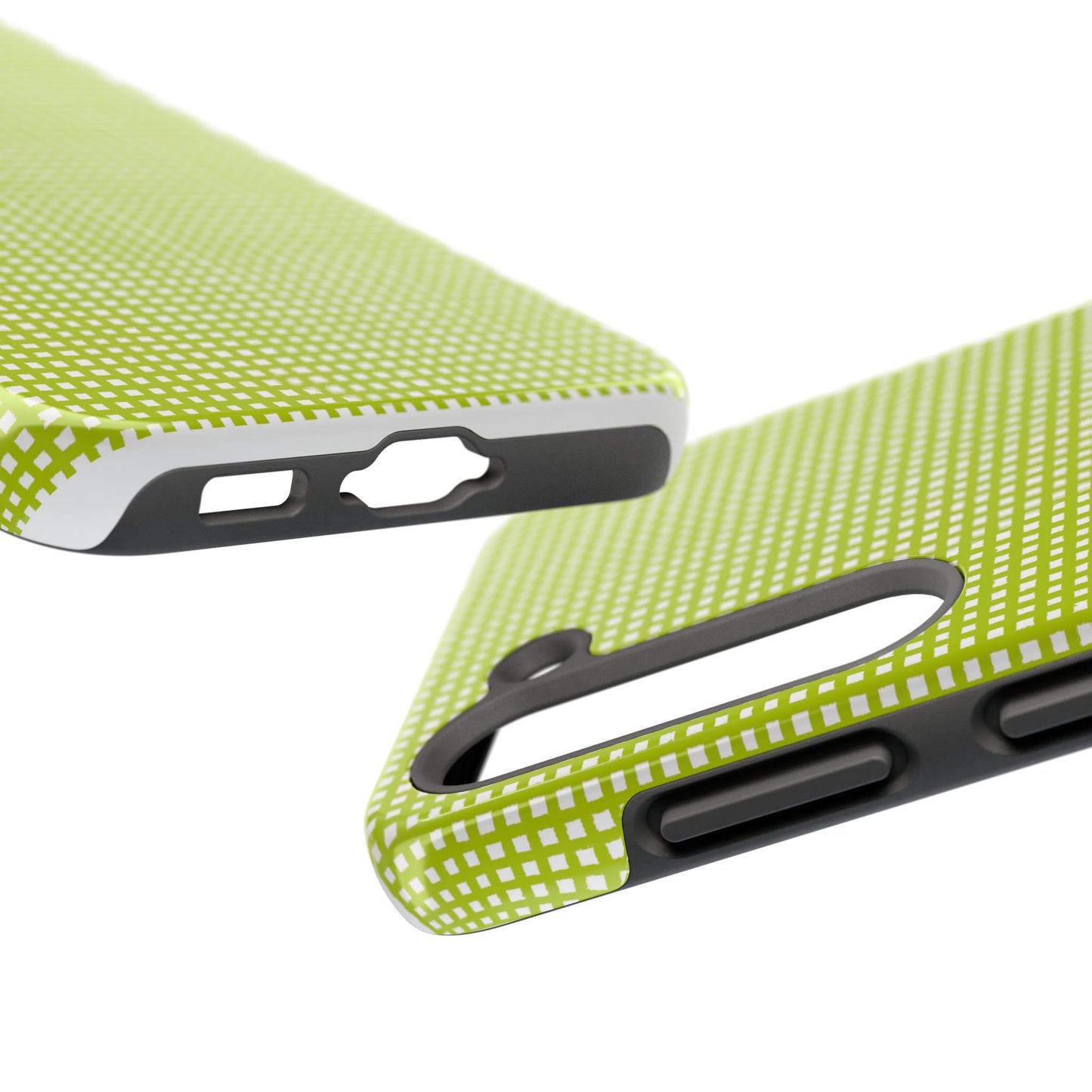 Chipper Check Lime Phone Case