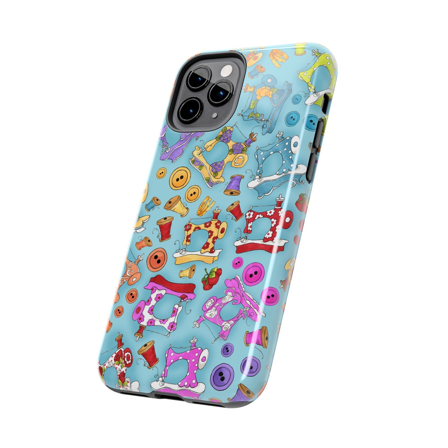 Sew Assorted Turquoise Phone Case