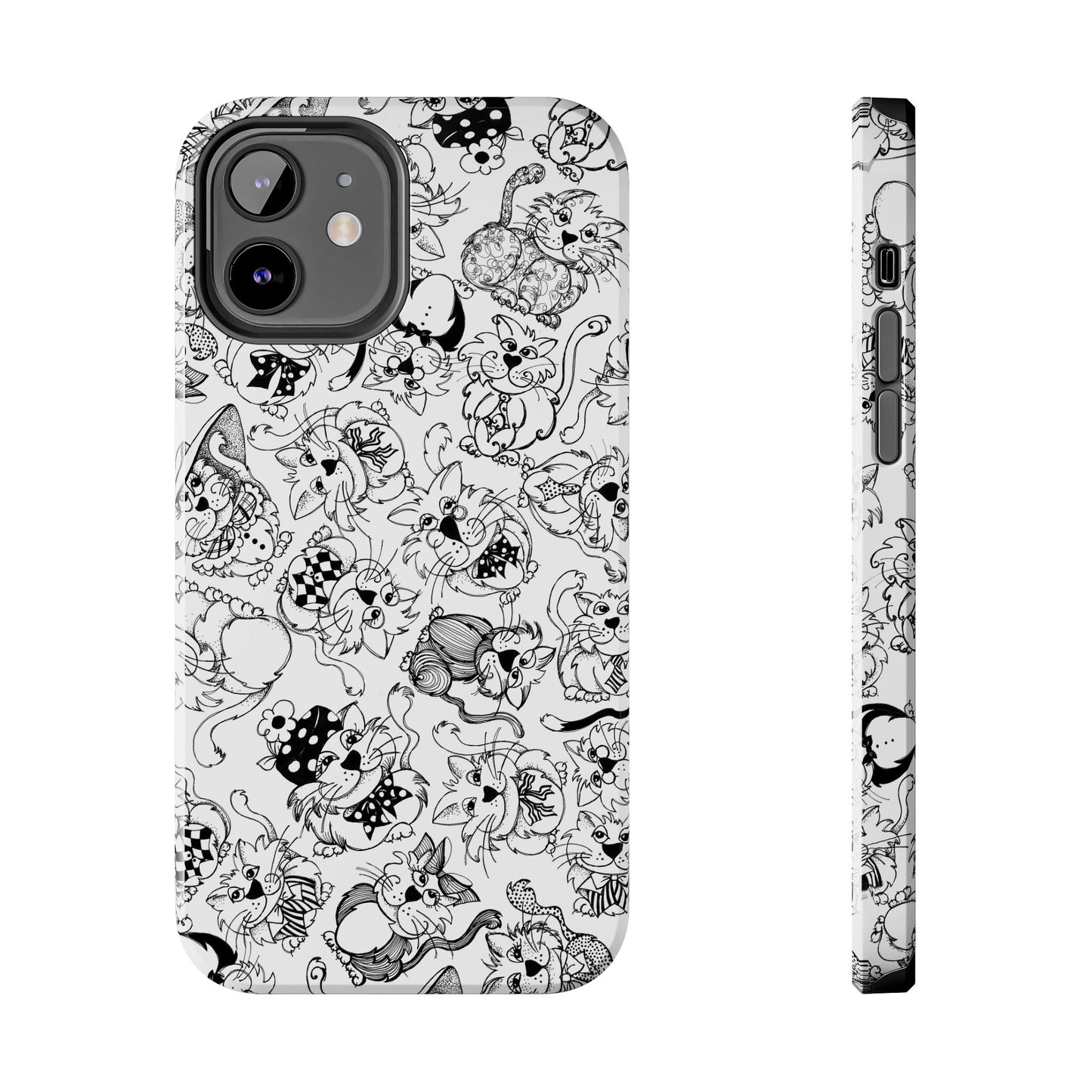 So Kitties Tossed White Phone Case