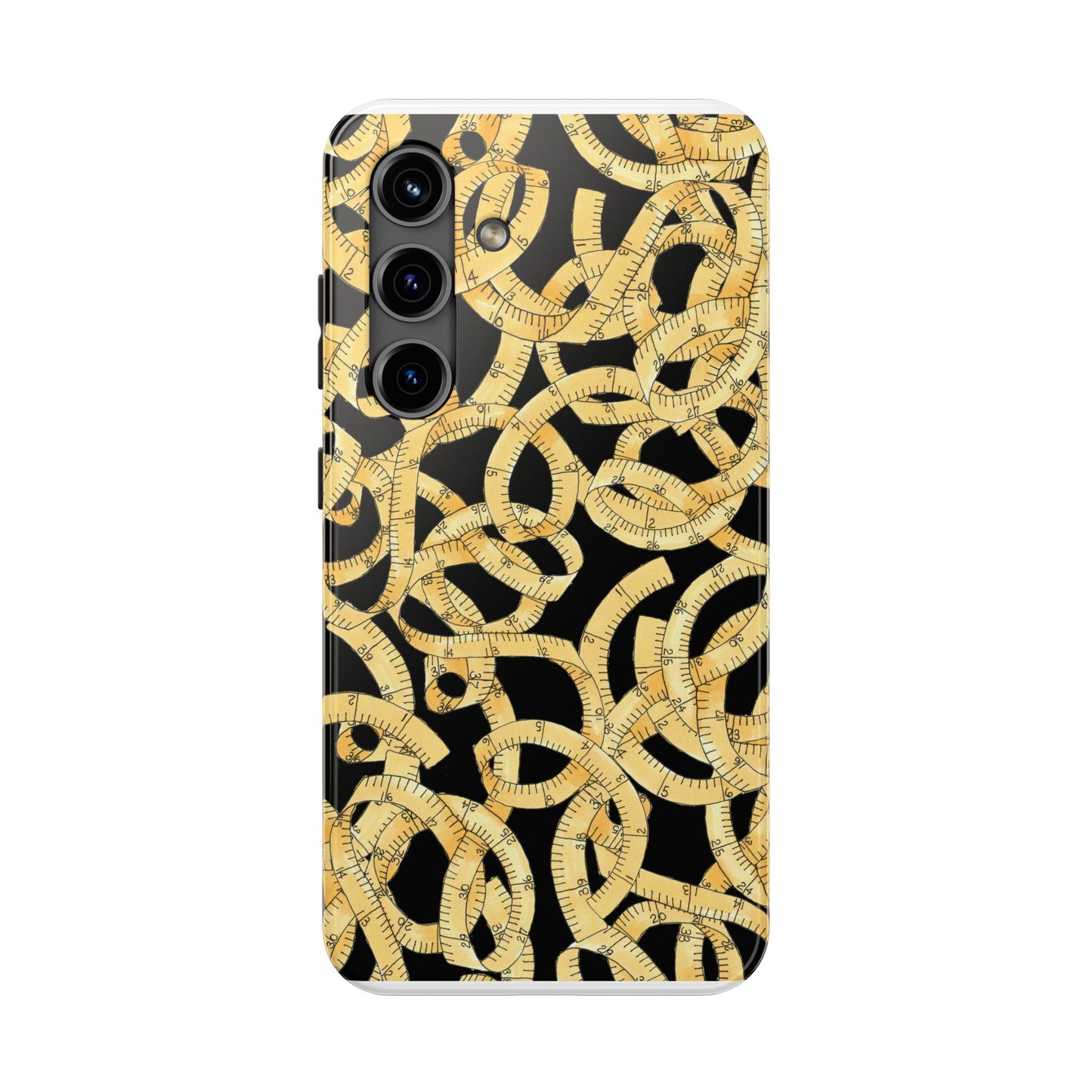 Tape Tangle Black Phone Case