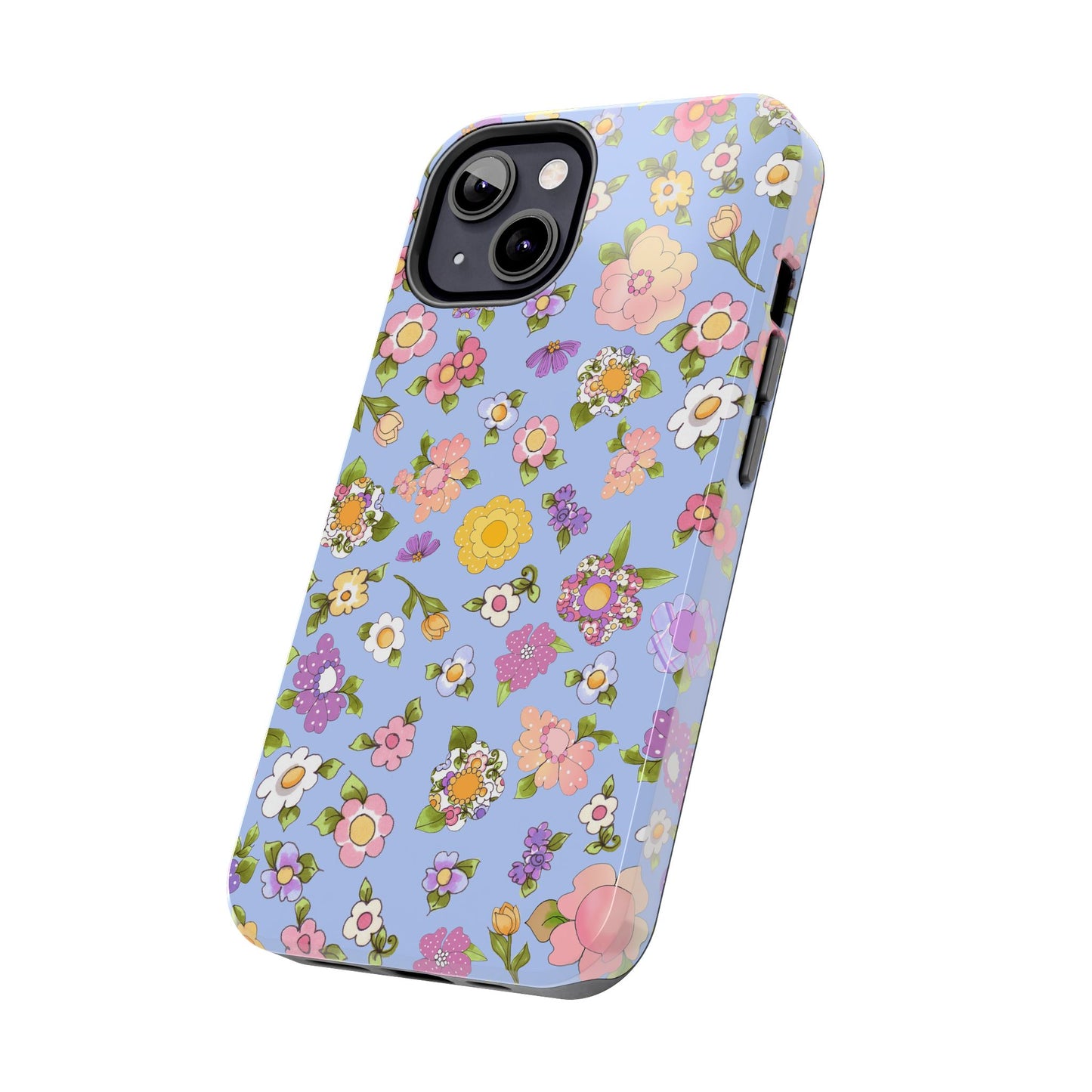 Flowery Blue Phone Case