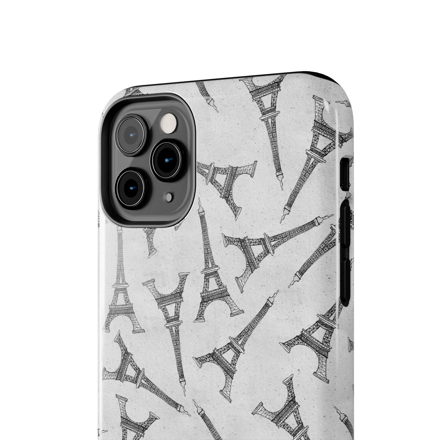 Eifelesque Silver Phone Case