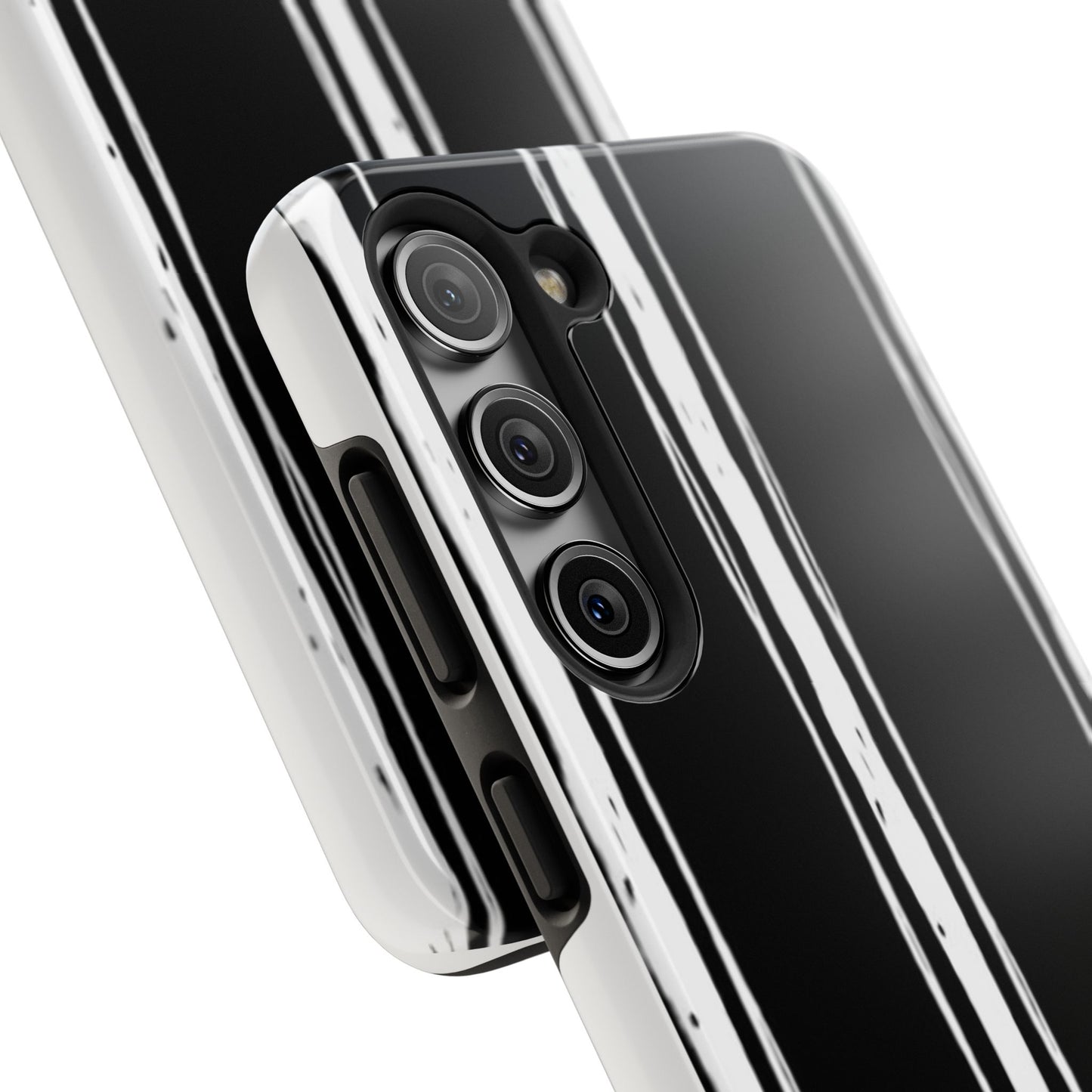 Black / White Stripe Phone Case