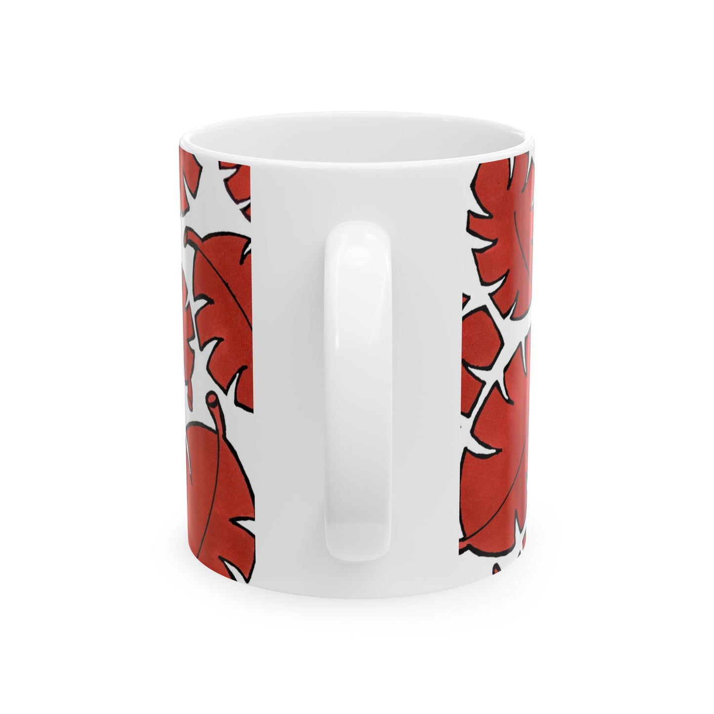 Red Bananas White Cup