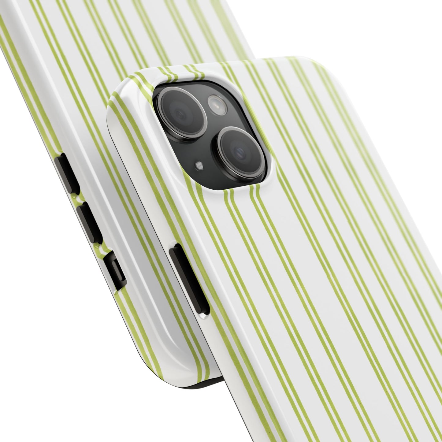Green Double Stripe Phone Case