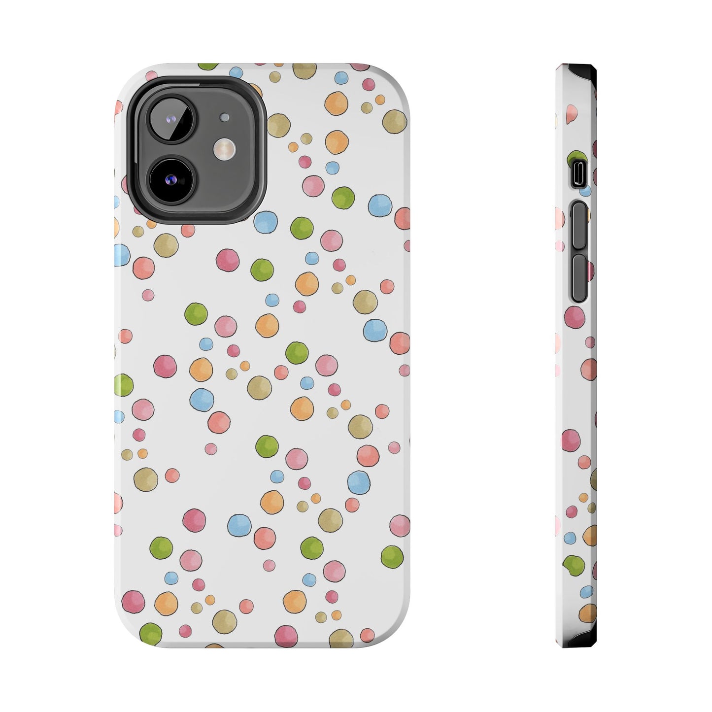 Clown Dots White Phone Case