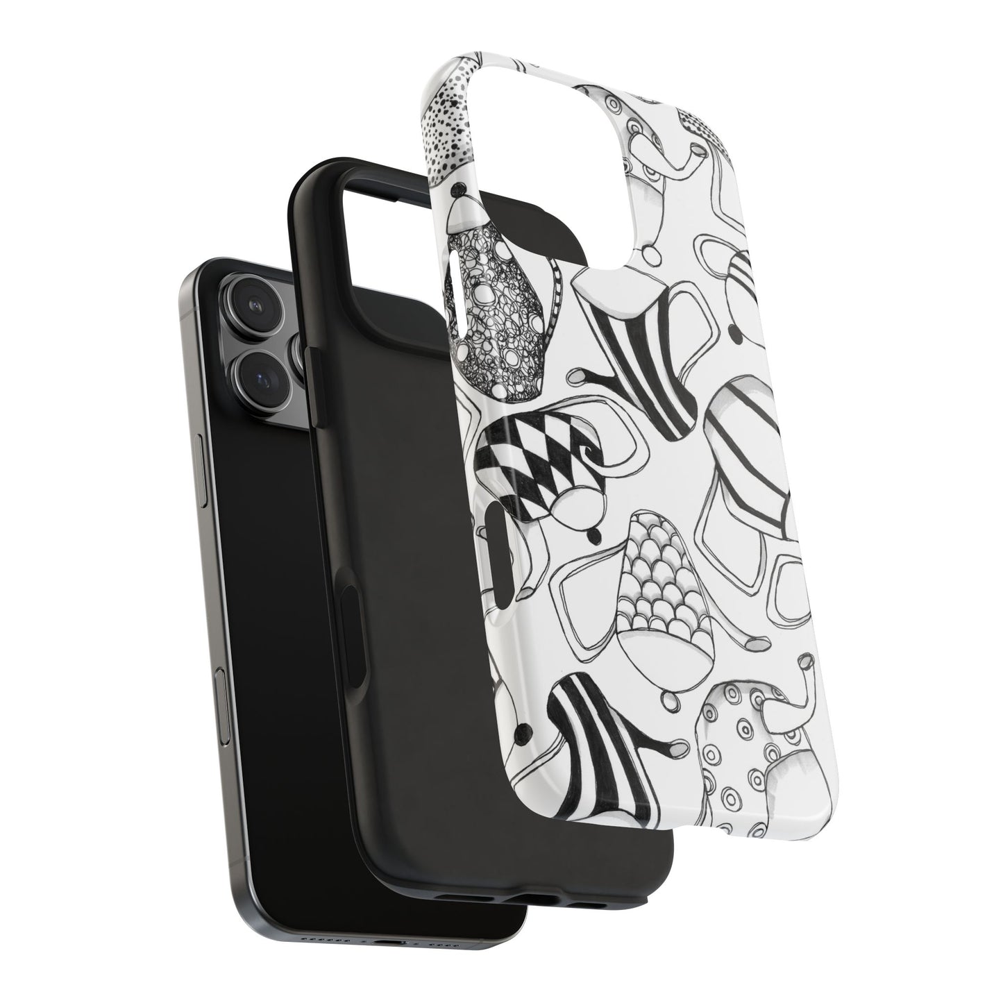 Coffee, Tea Anyone? White Phone Case