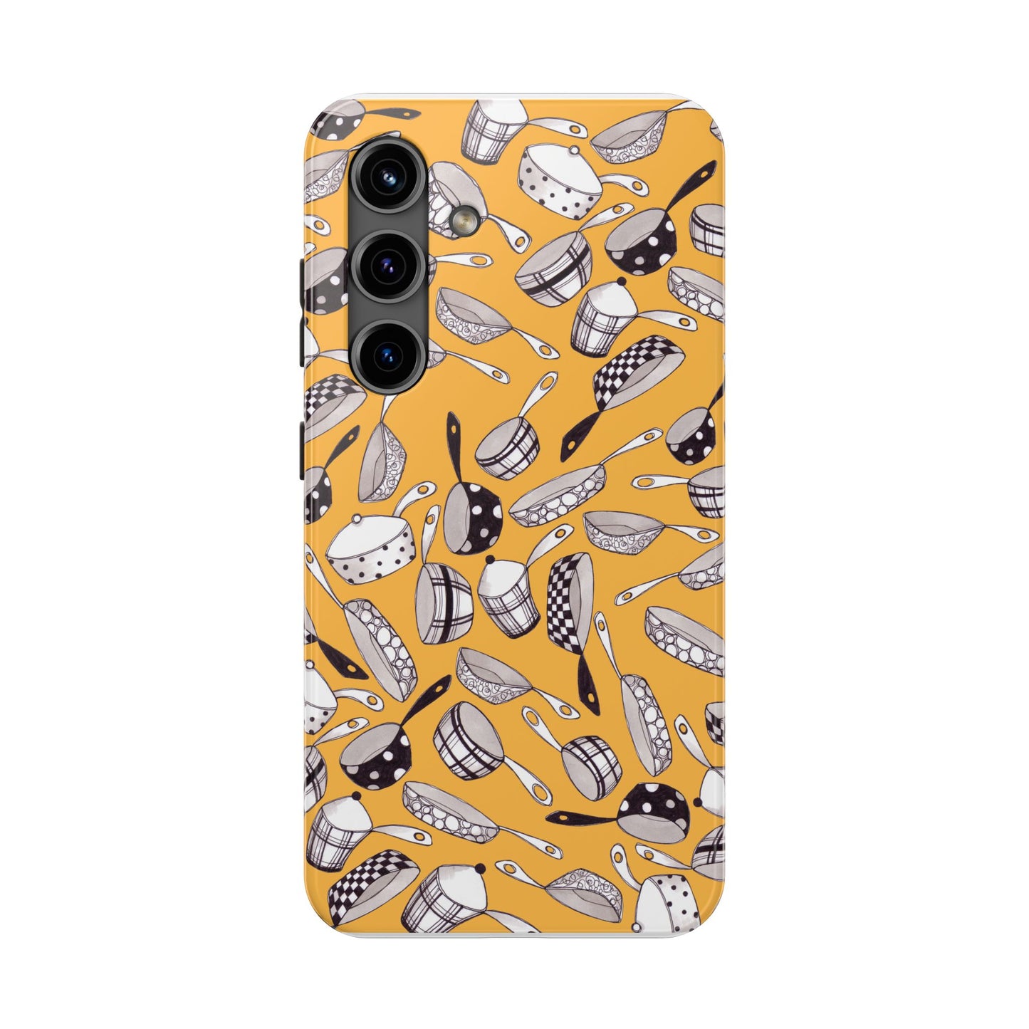 Pots & Pans Flyin' Yellow Phone Case