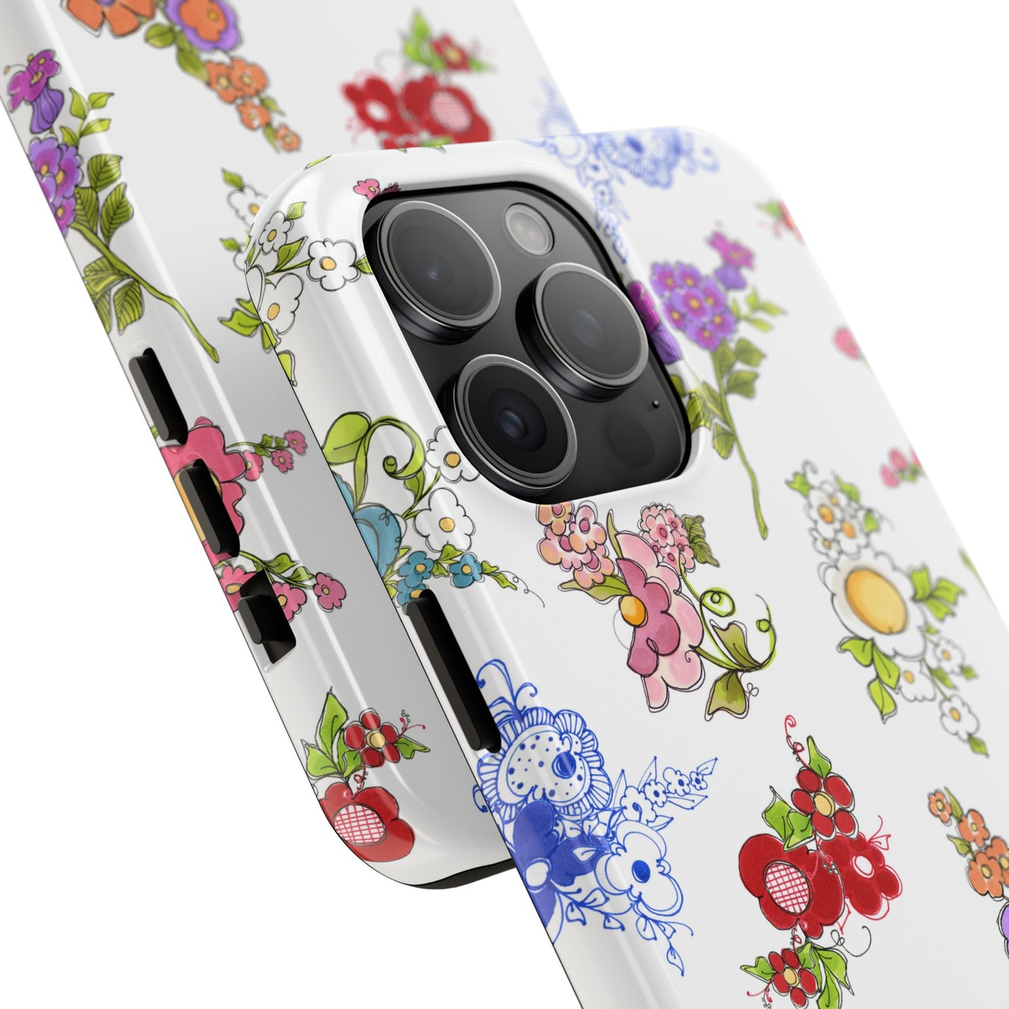 Mixed Bouquets White Phone Case