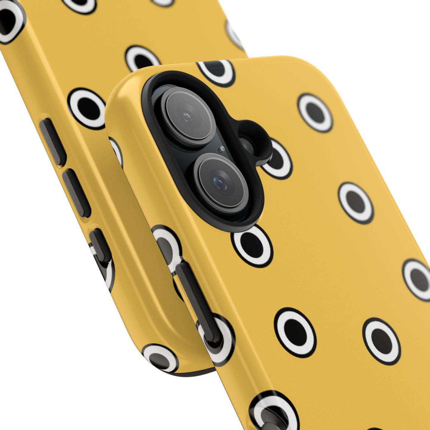 CD Dots Yellow / Black Phone Case