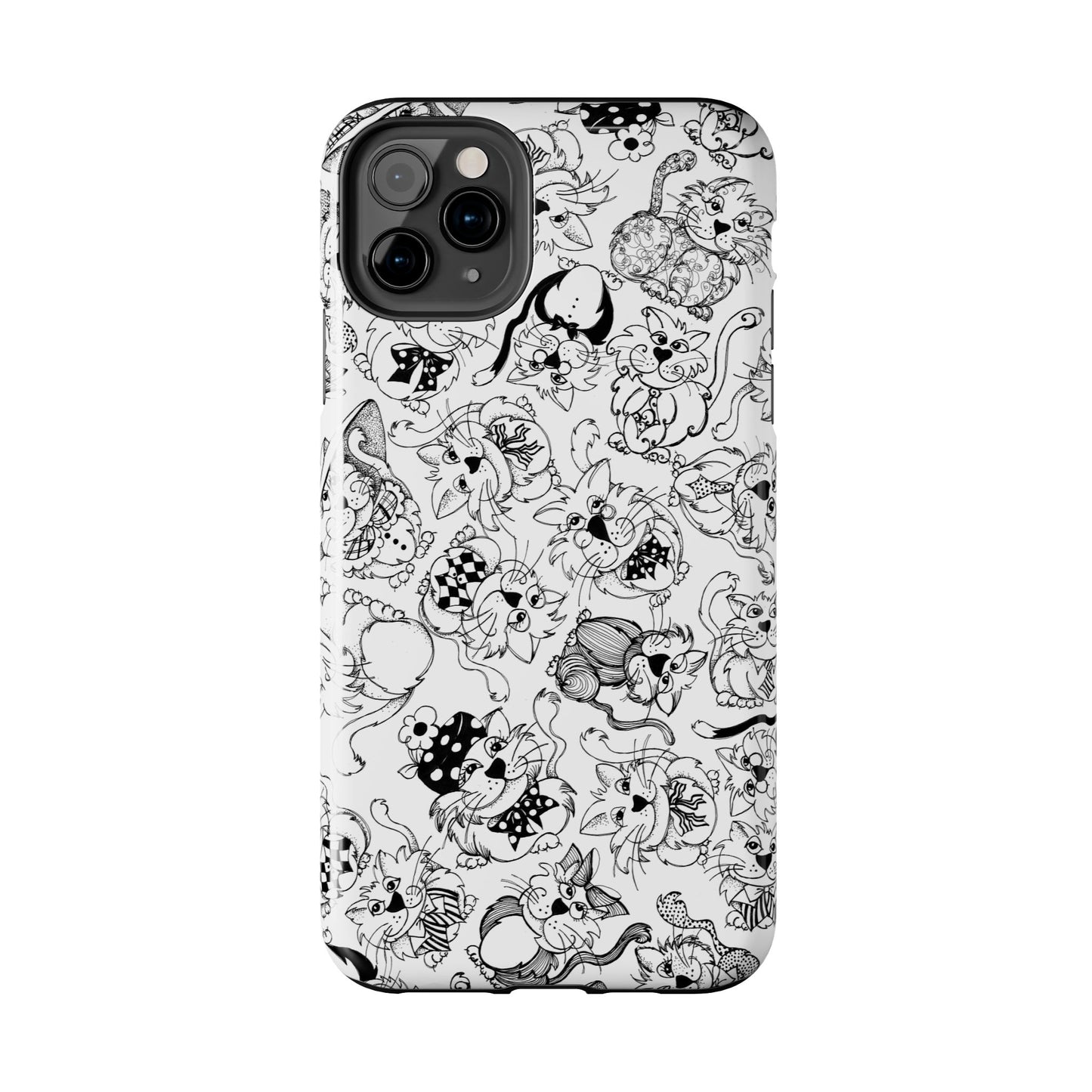 So Kitties Tossed White Phone Case