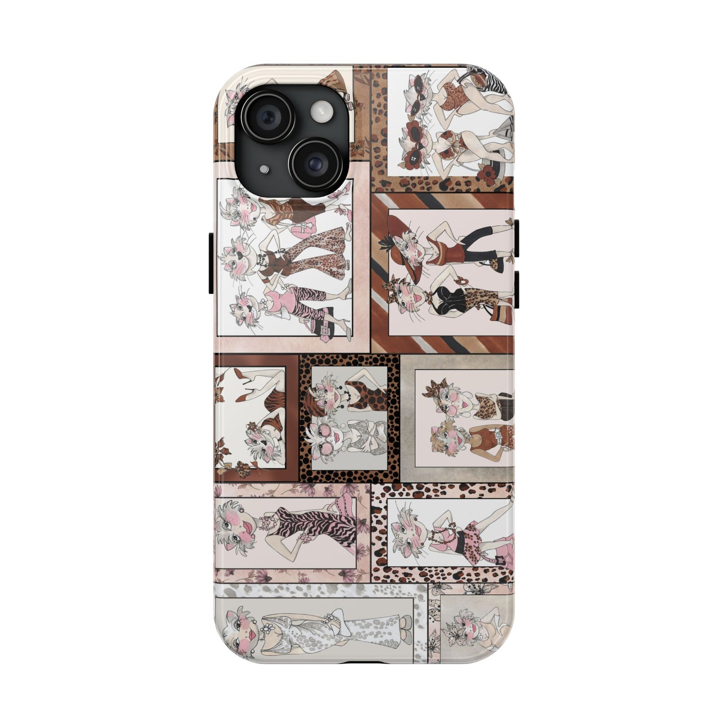 Wild Cat Woman Phone Case
