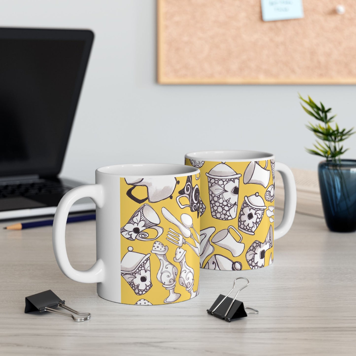 The Kitchen Sink Yellow Cup