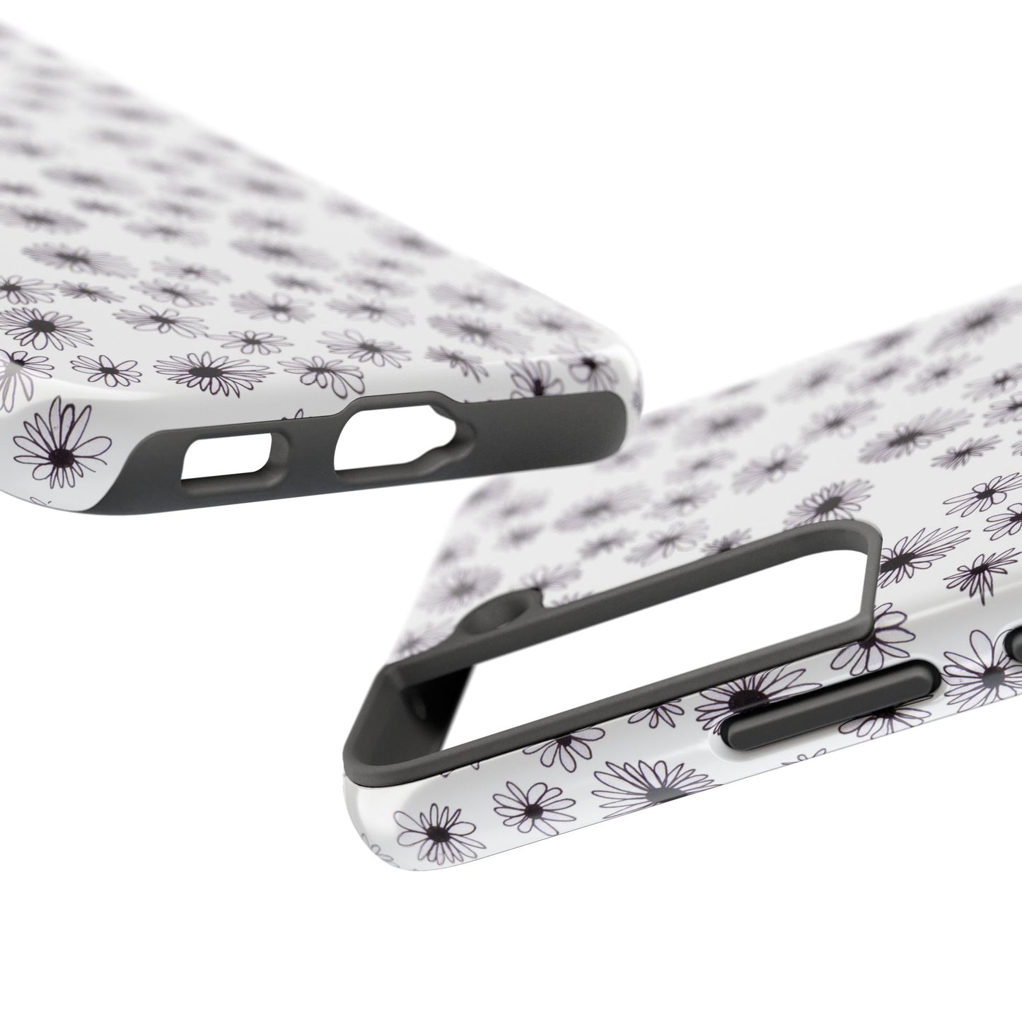 Random Daisy White / Black Phone Case