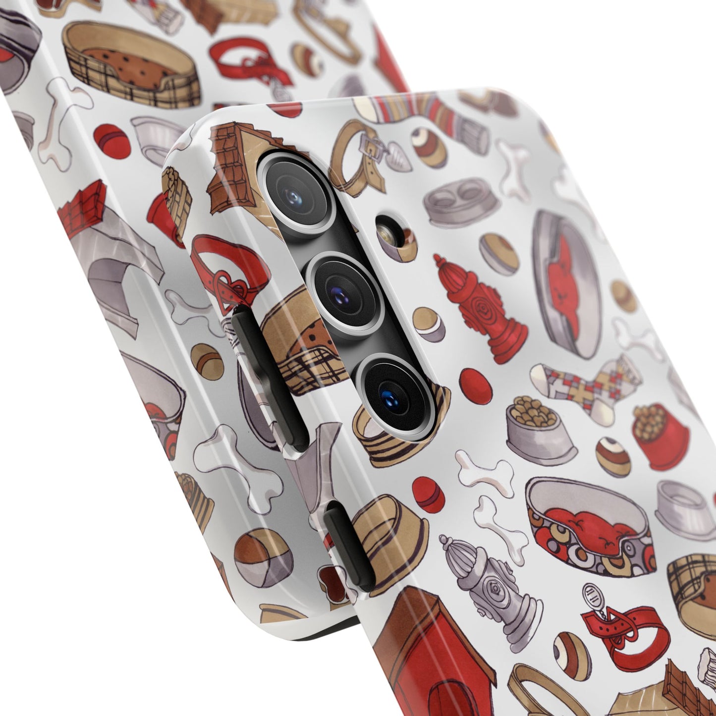 Doggie Stuff Gray Phone Case