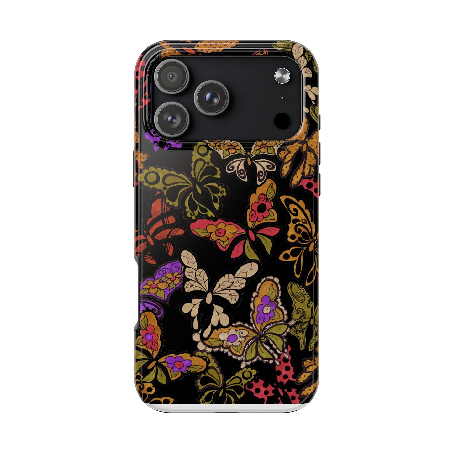 Flighty Black Phone Case