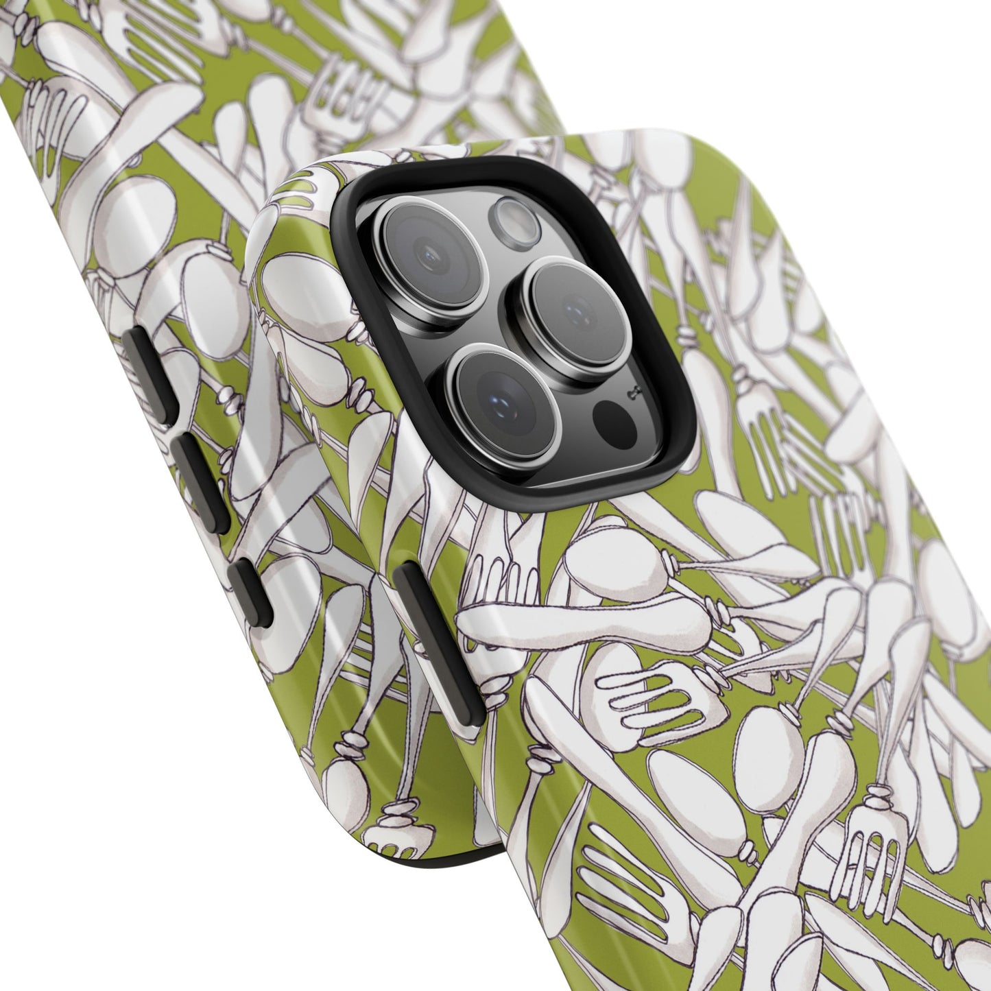 Silverware Wars Green Phone Case