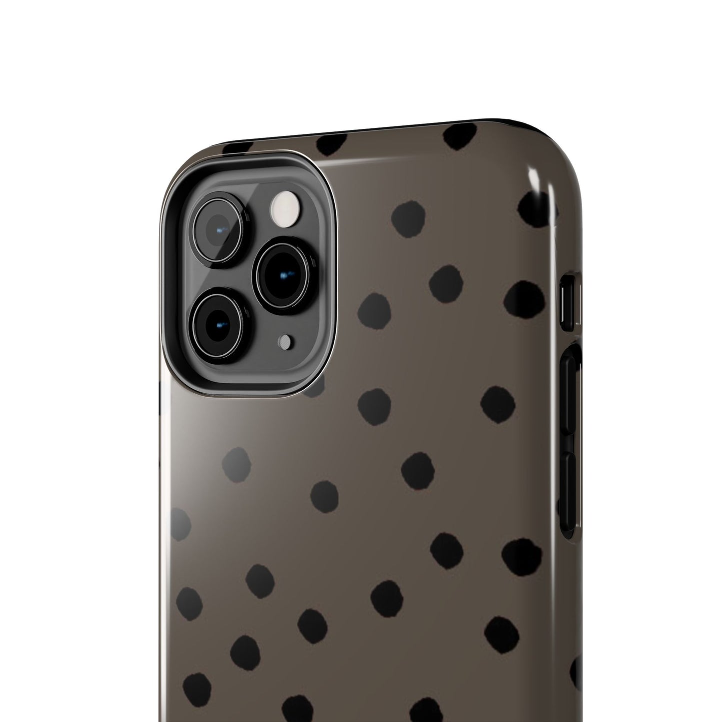 Dinky Dots Toast / Black Phone Case