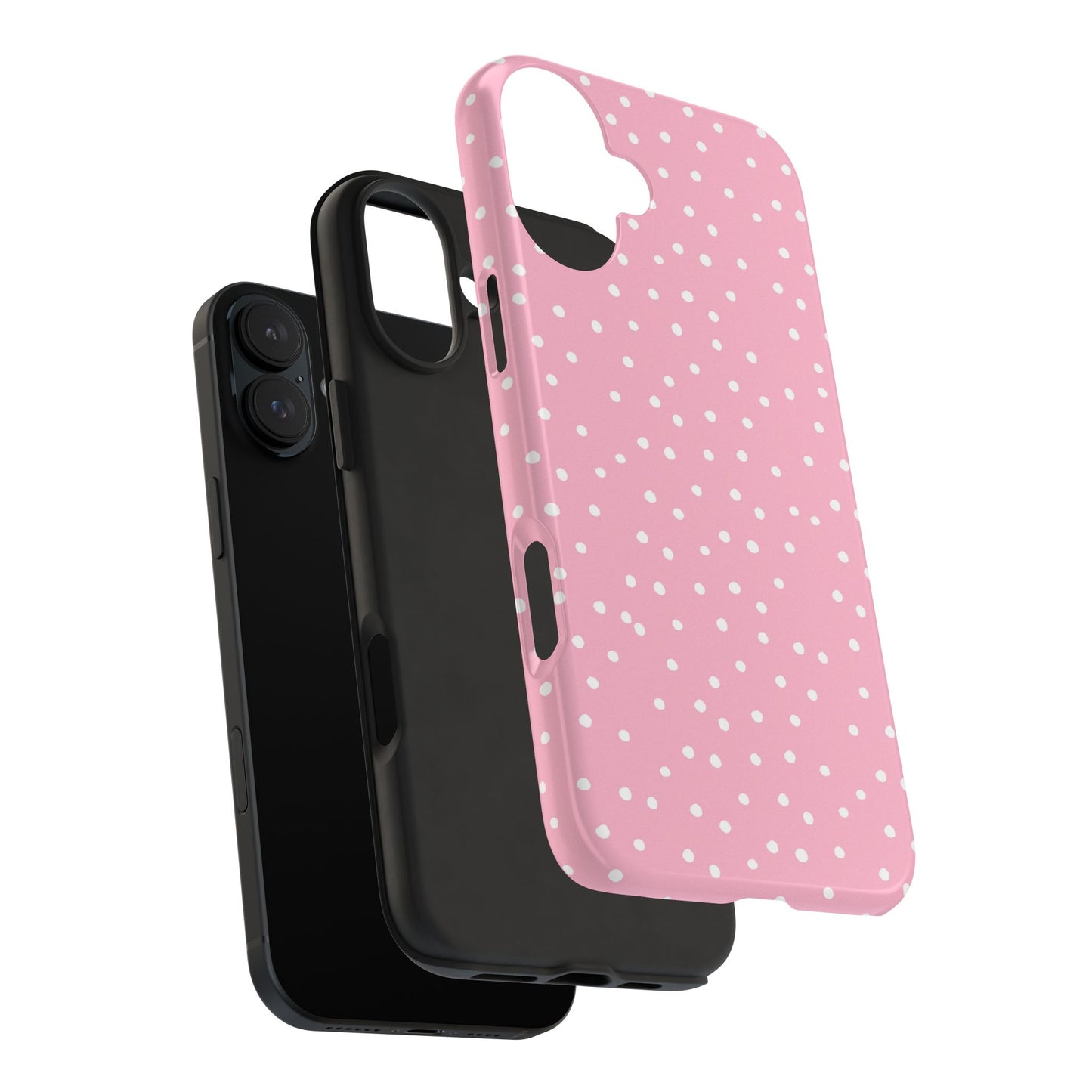 Dinky Dots Pink / White Phone Case