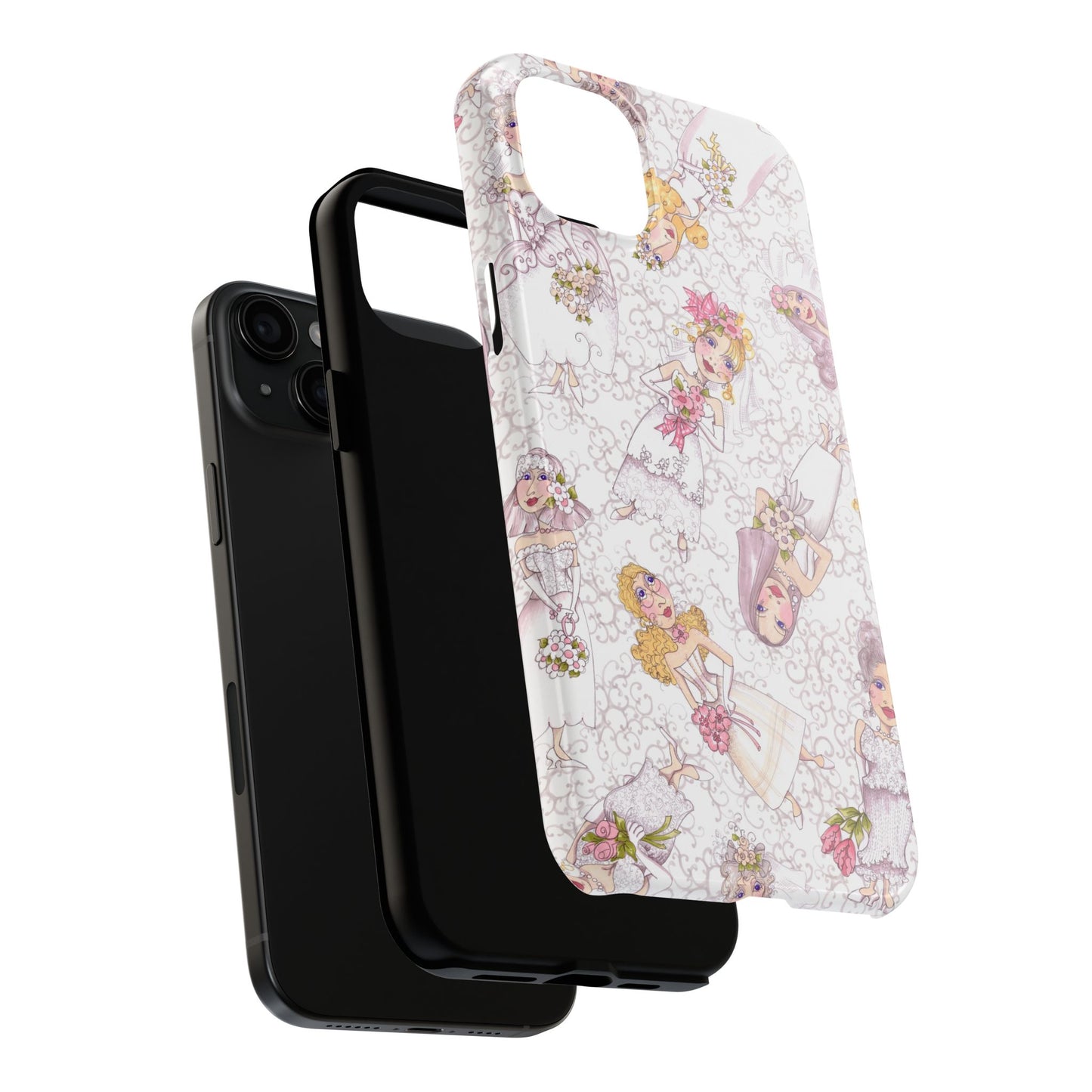 Bridal Scroll Phone Case