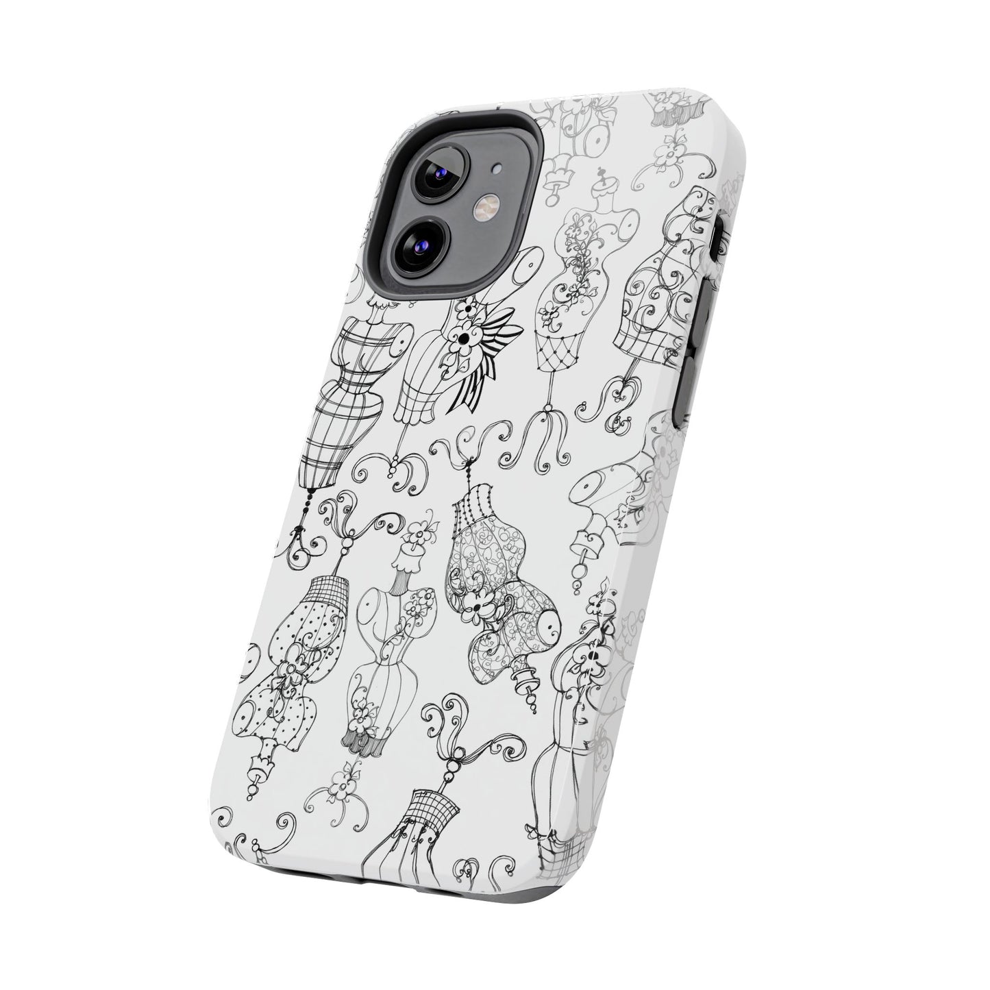 Mannequinique White / Black Phone Case
