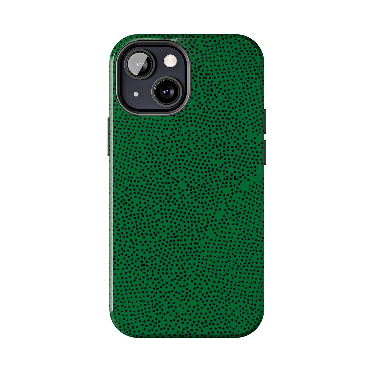 Mini Dot Green / Black Phone Case