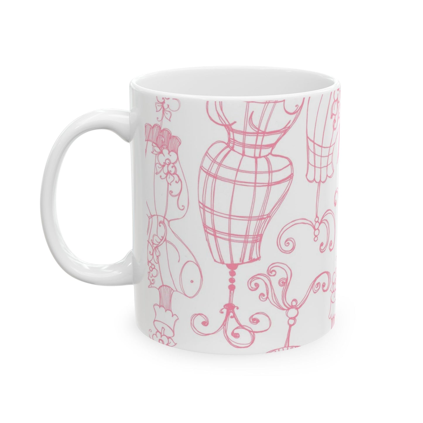 Mannequinique White / Pink Cup