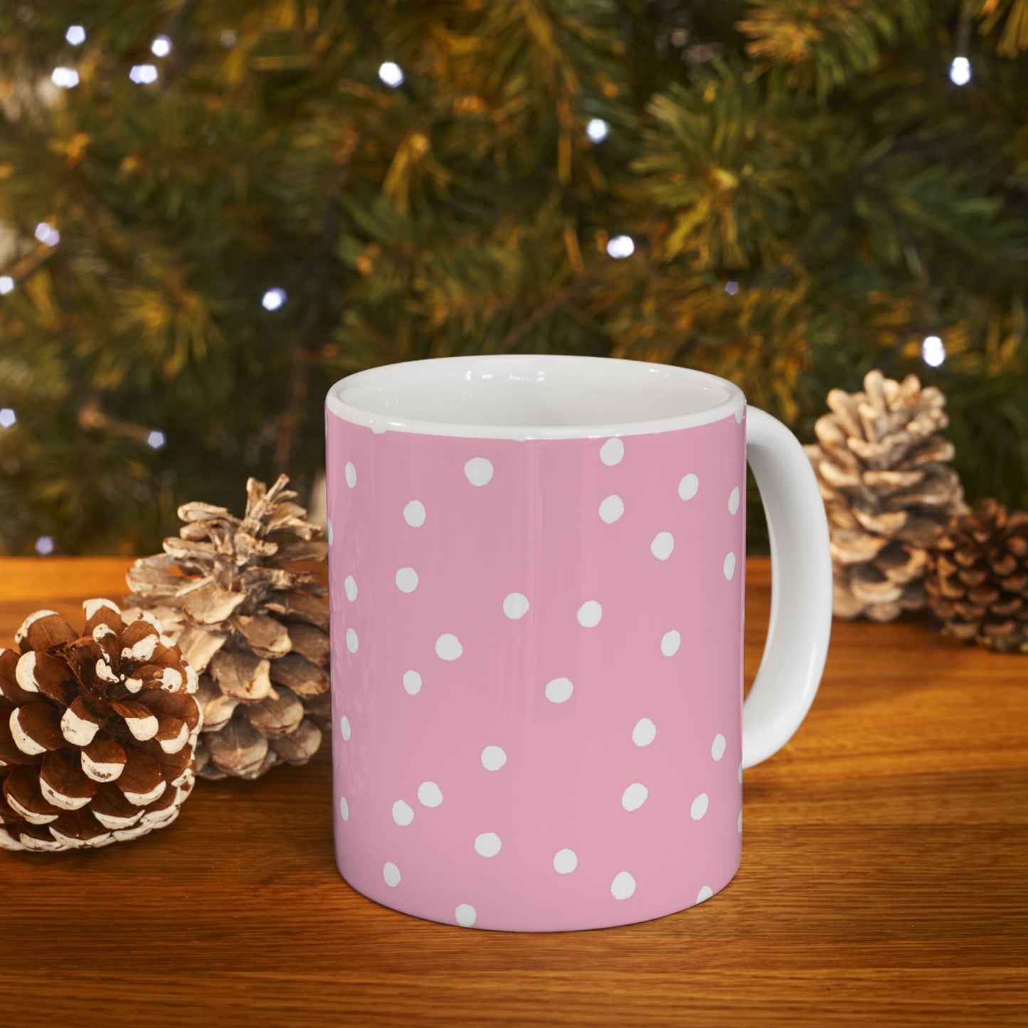Space Dots Pink Cup