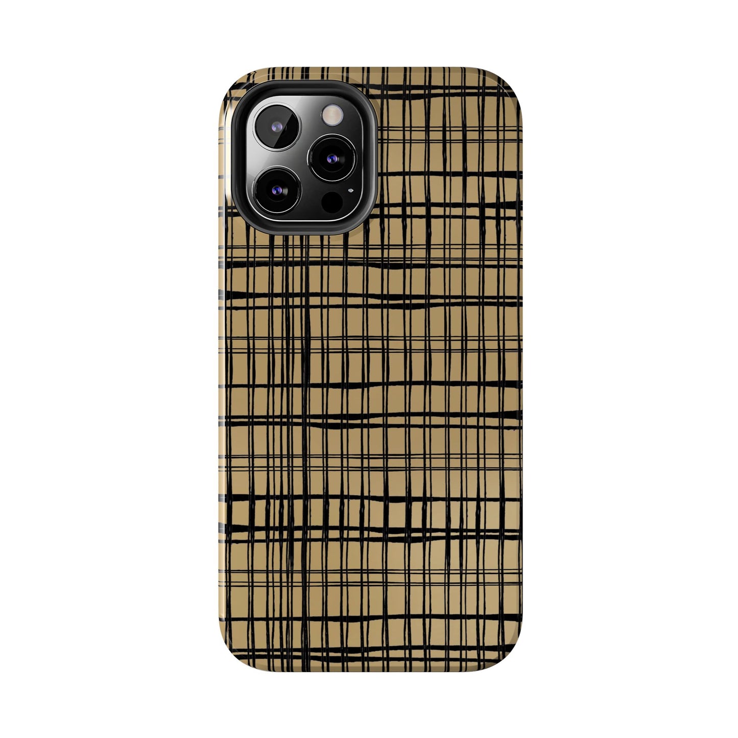 Doggie Fence Tan Phone Case