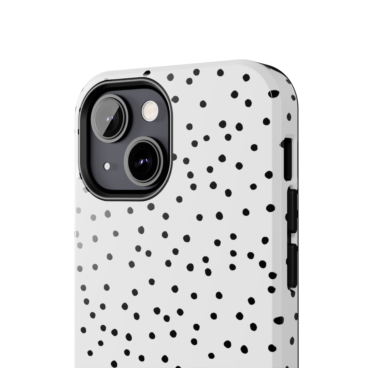 Dinky Dots White / Black Phone Case