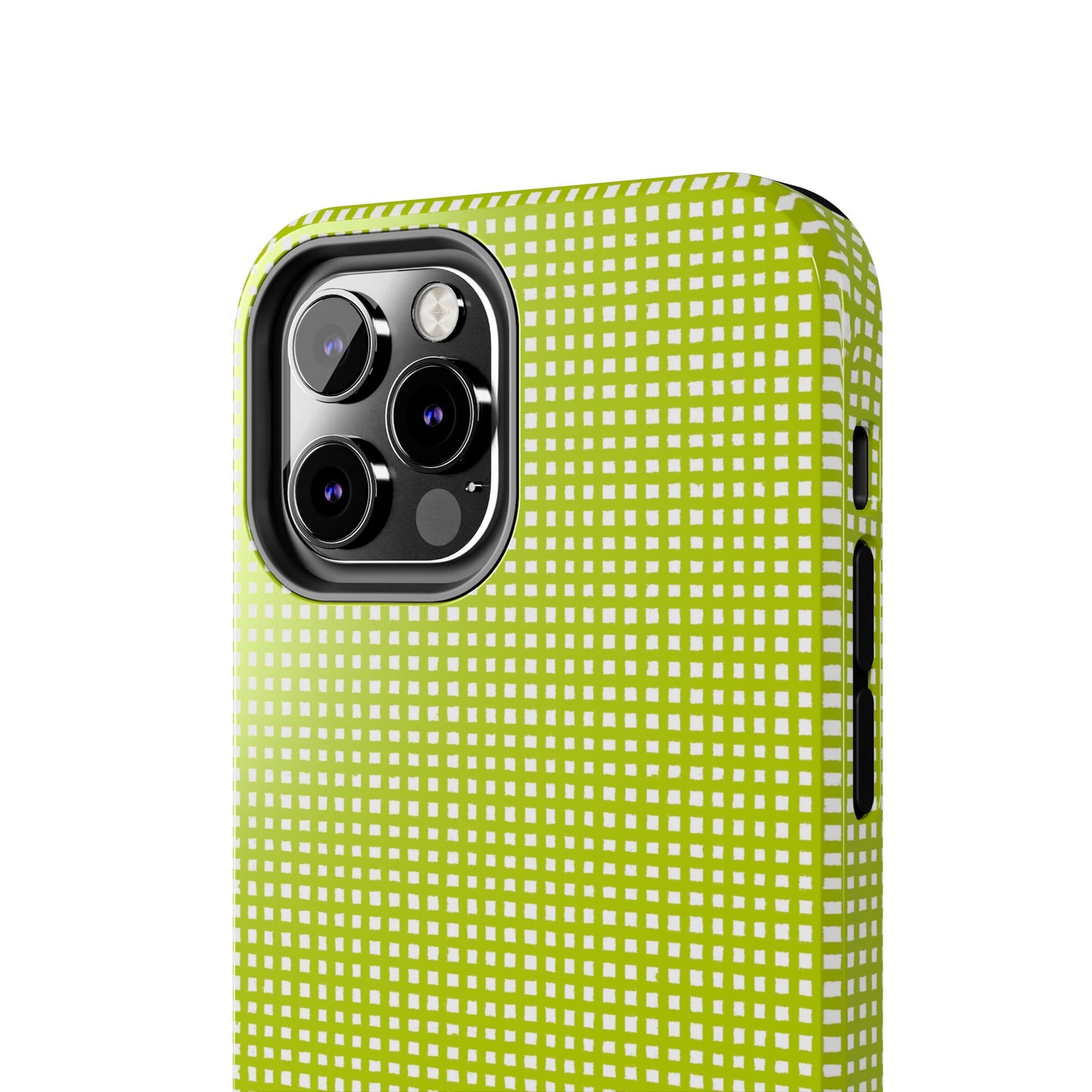 Chipper Check Lime Phone Case