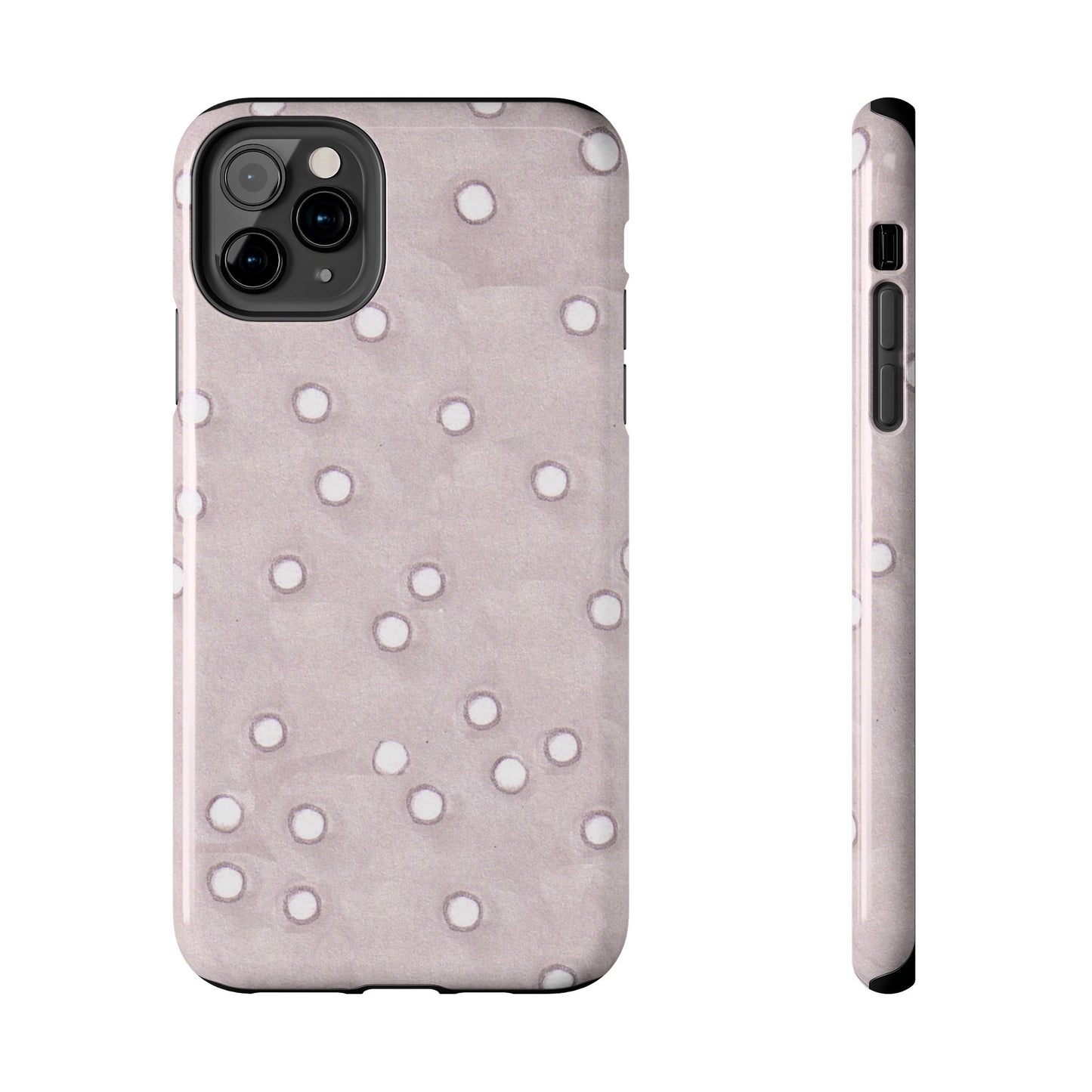 Dinky Dots Silver Phone Case