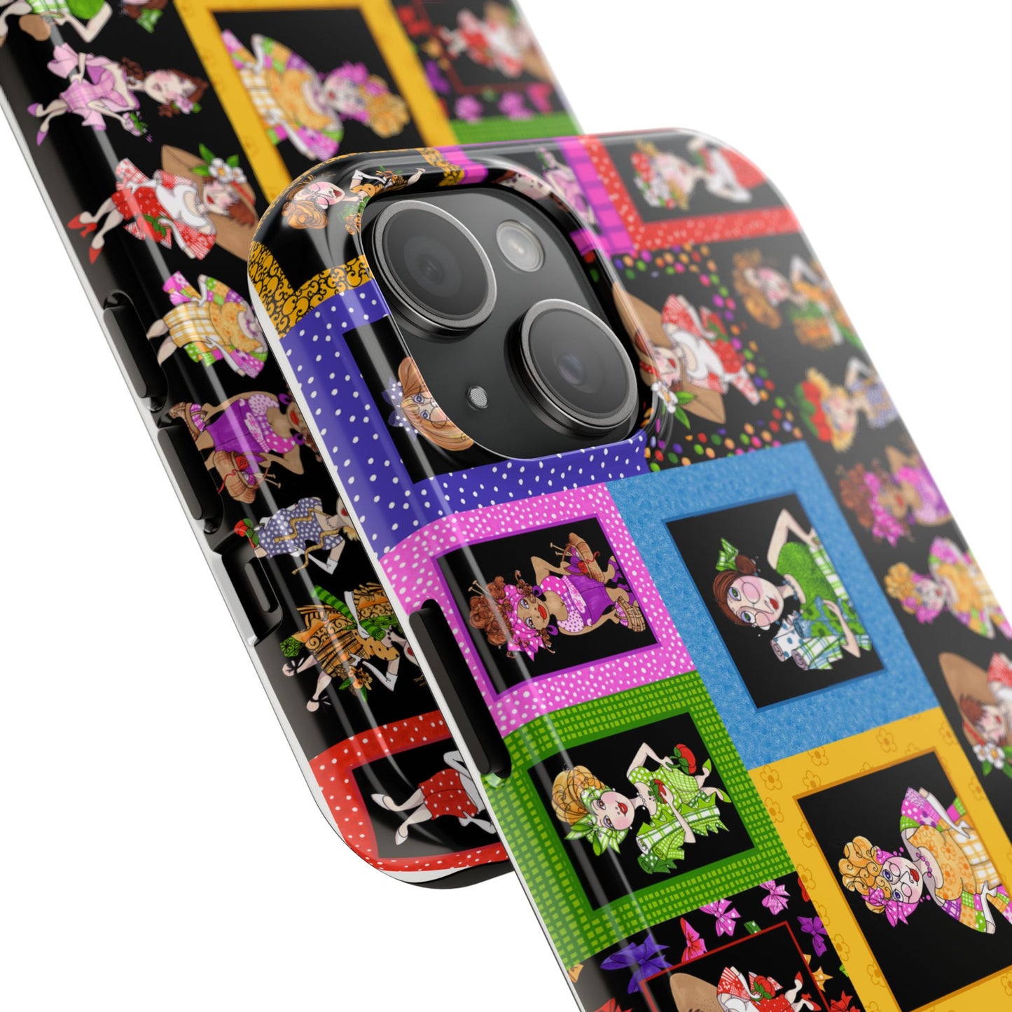 Fun Ladies Black Phone Case