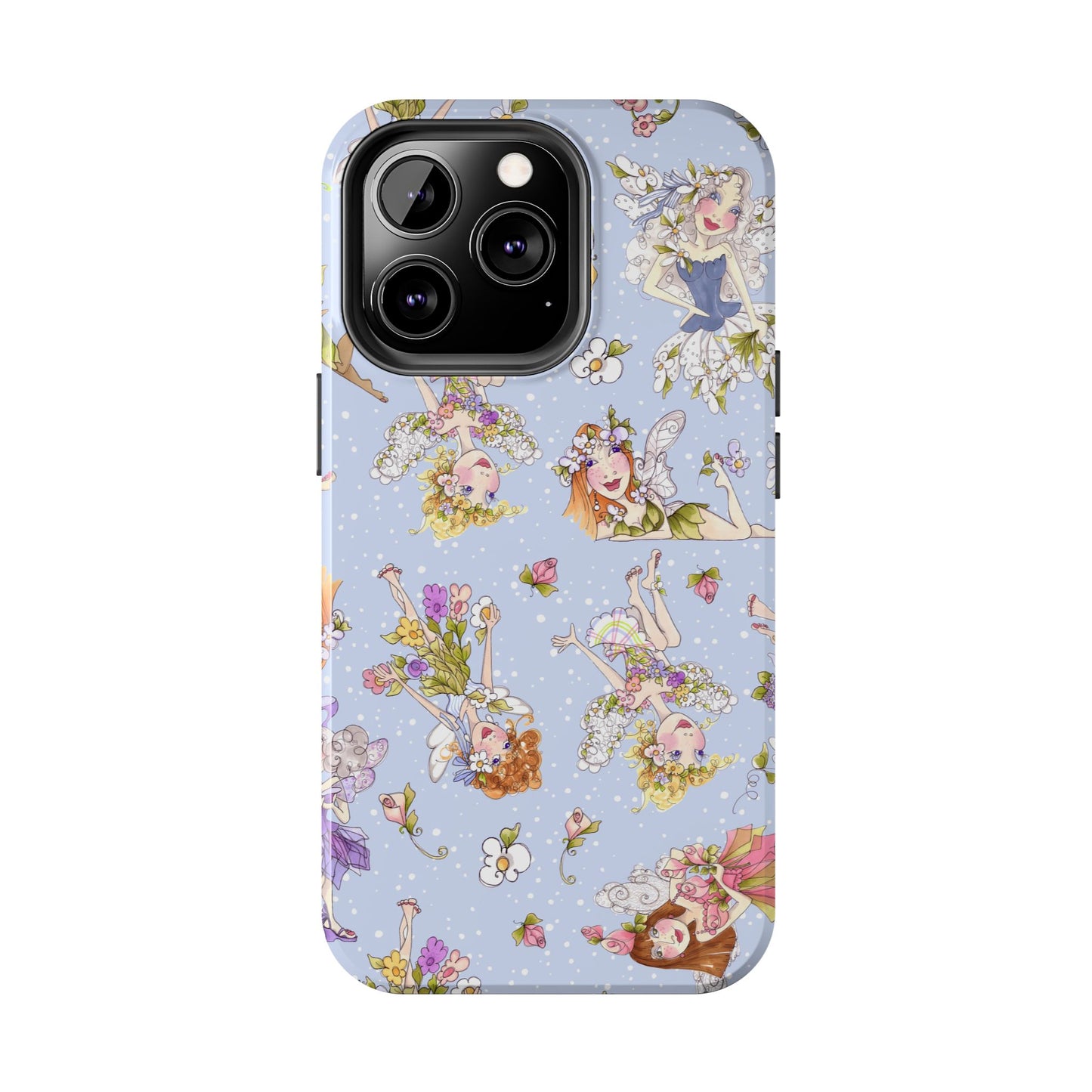 Tossed Fairies Blue Phone Case